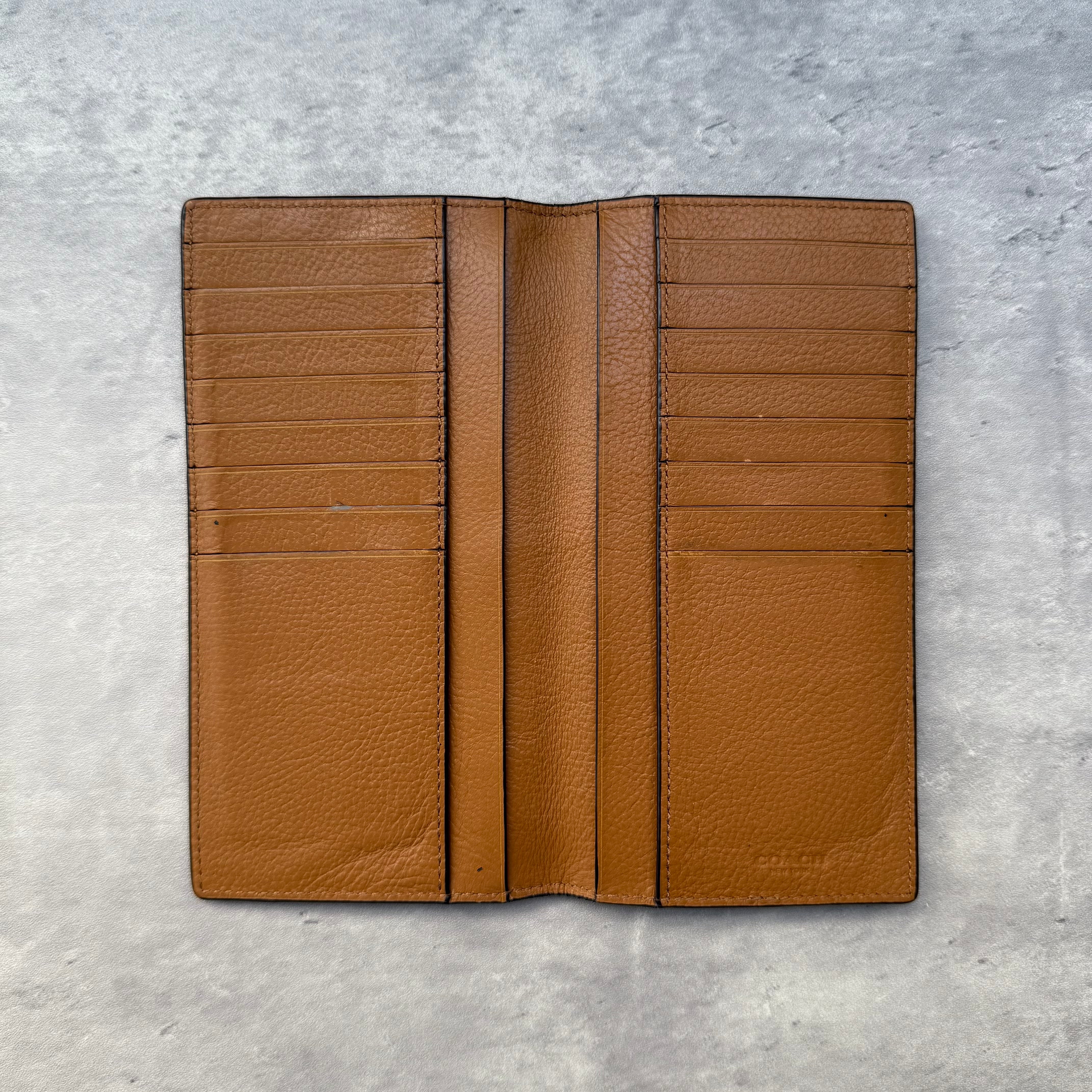 Coach Breast Pocket Wallet Brown