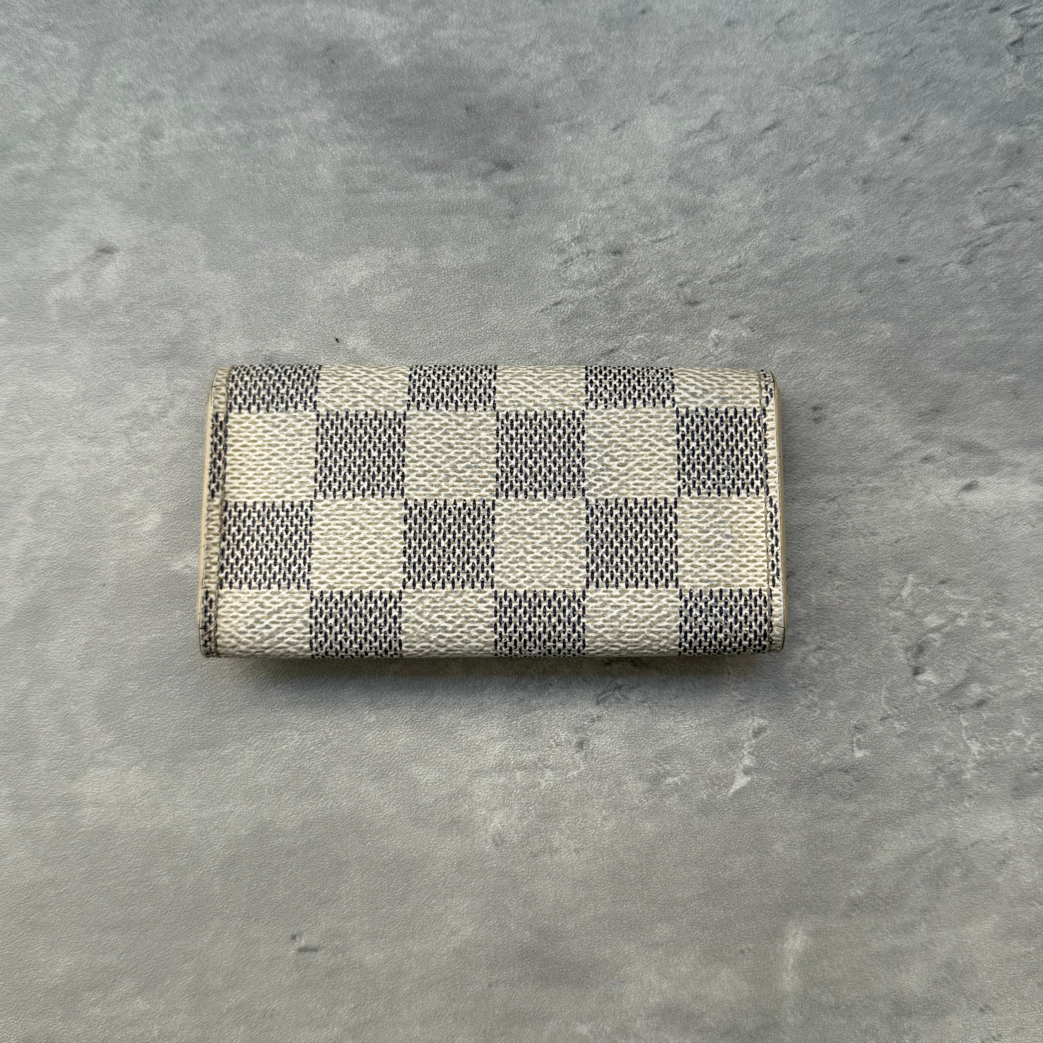 Louis Vuitton Damier Azur Key Holder Blue/White