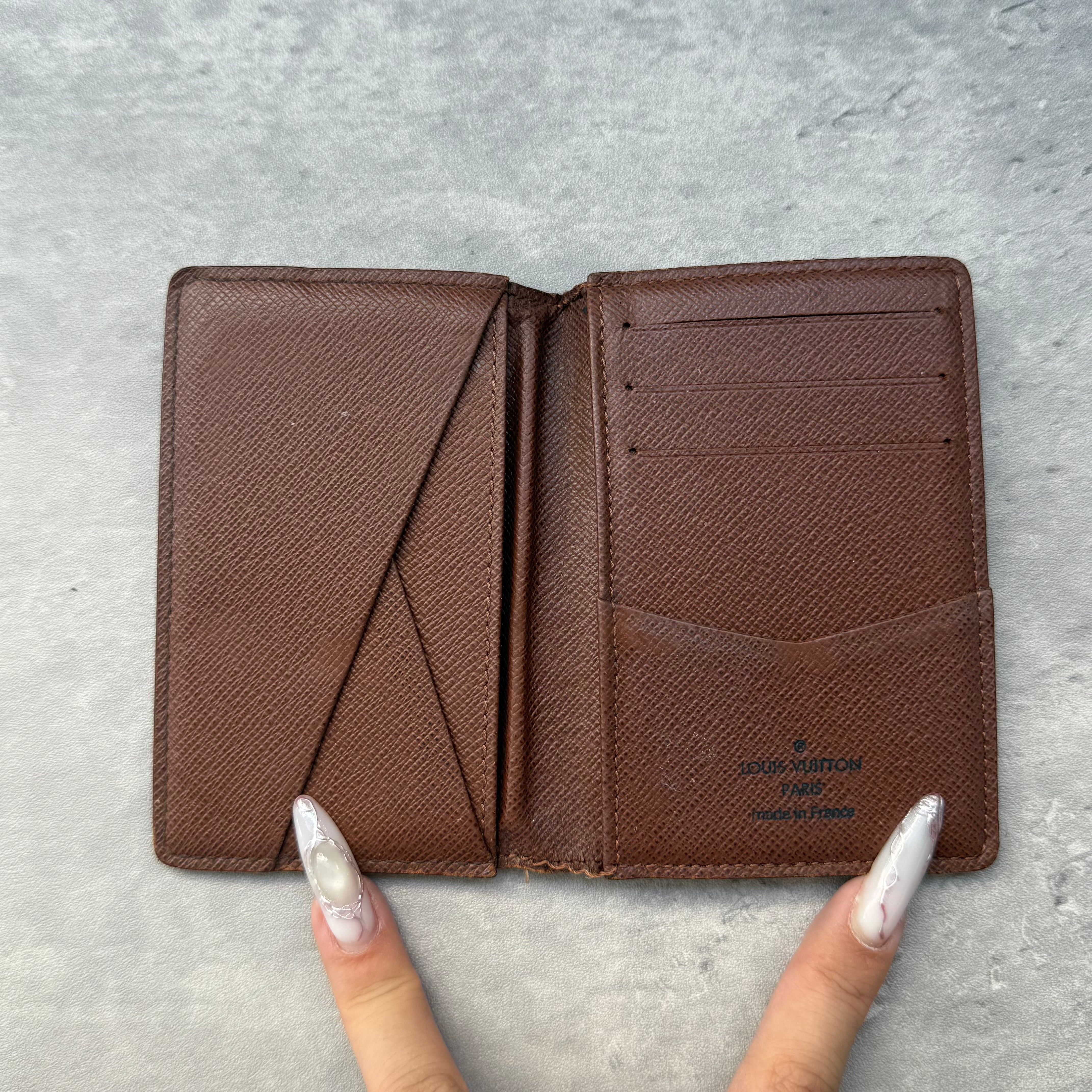 Louis Vuitton Monogram Pocket Organizer Cardholder Brown