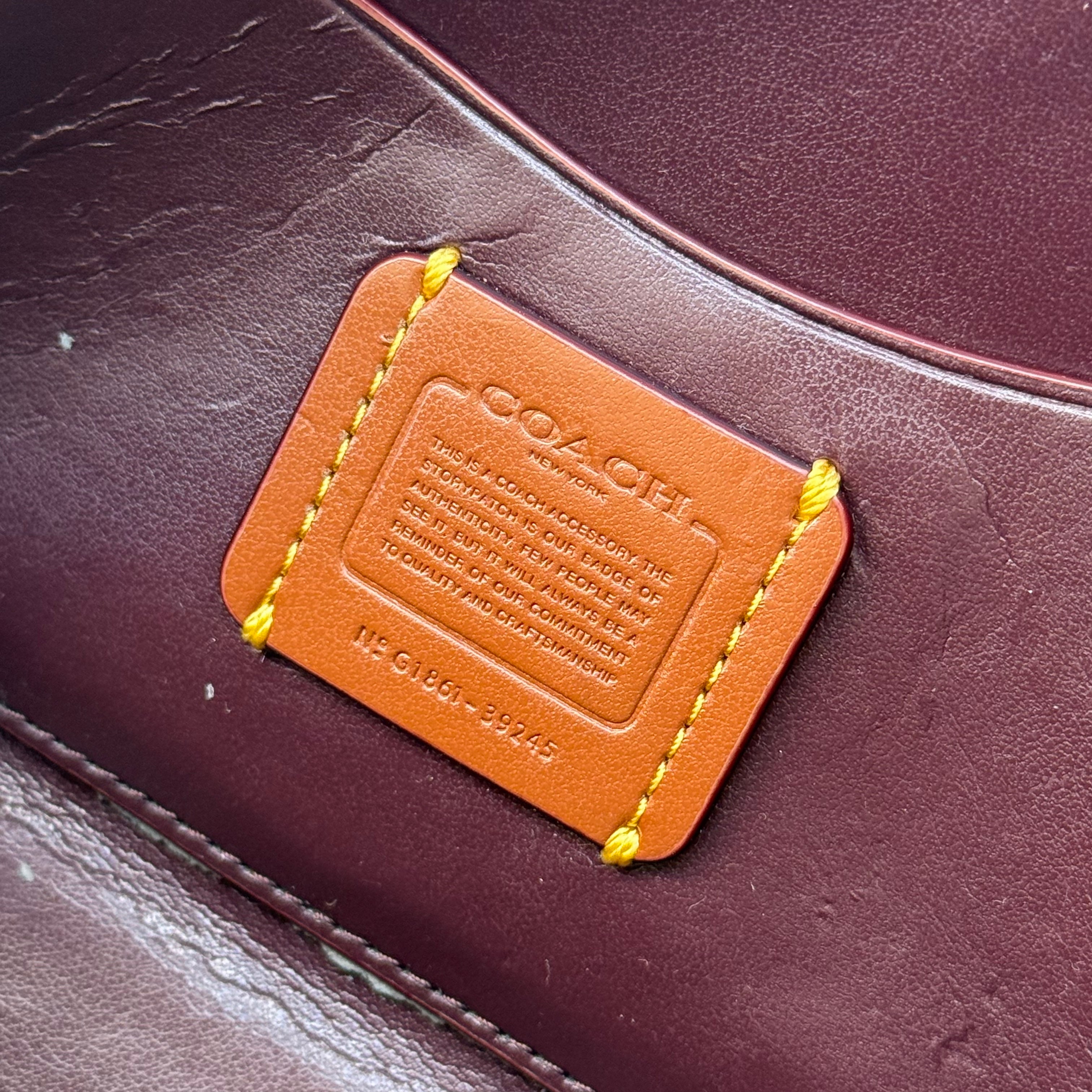 Coach Signature Canvas Cosmetic Case Beige