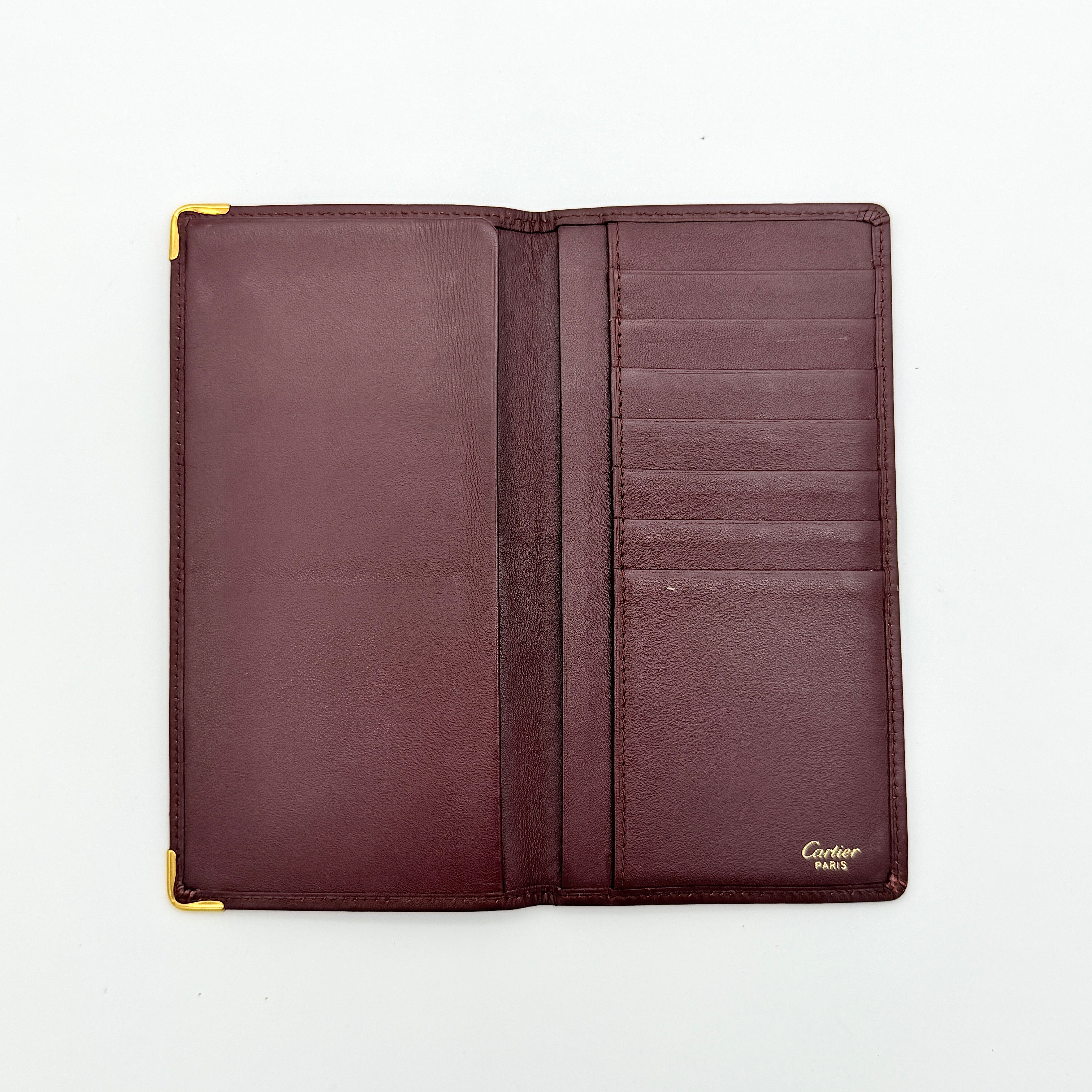 Cartier Must de Cartier Bifold Long Wallet Burgundy