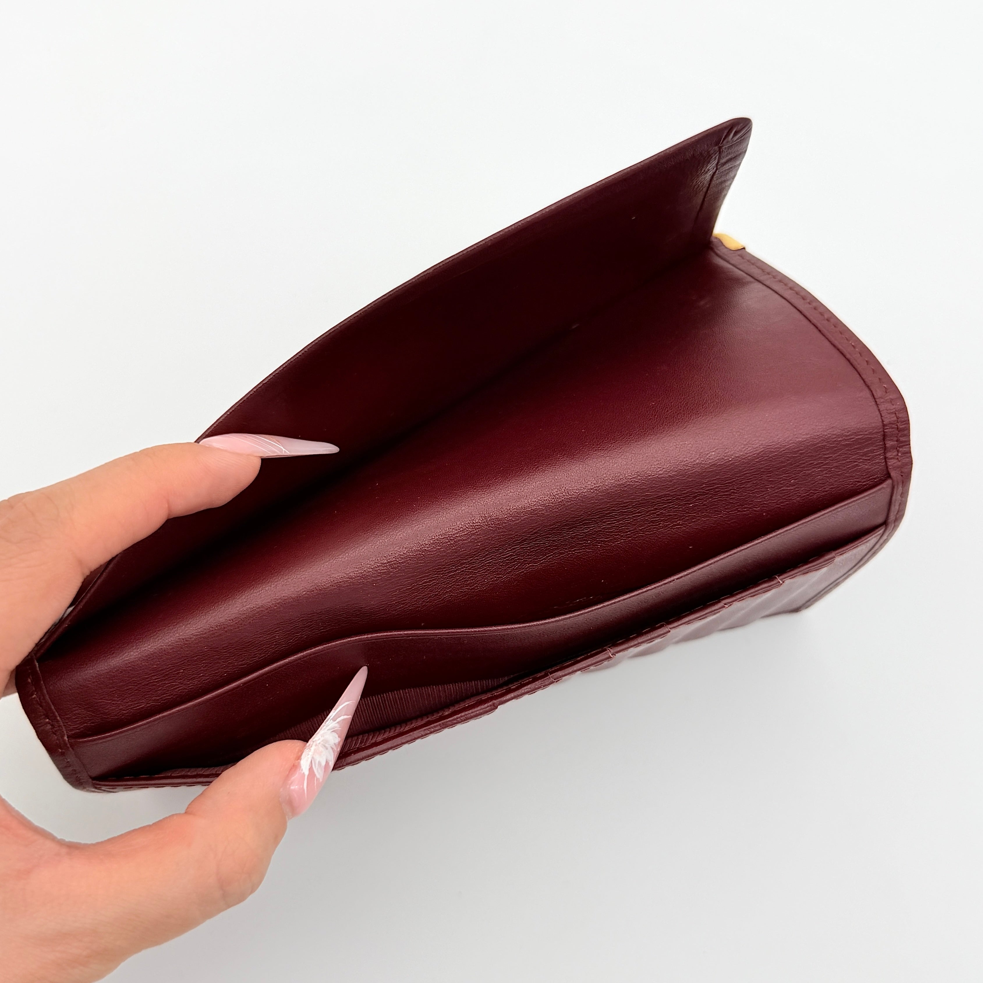 Cartier Must de Cartier Bifold Long Wallet Burgundy