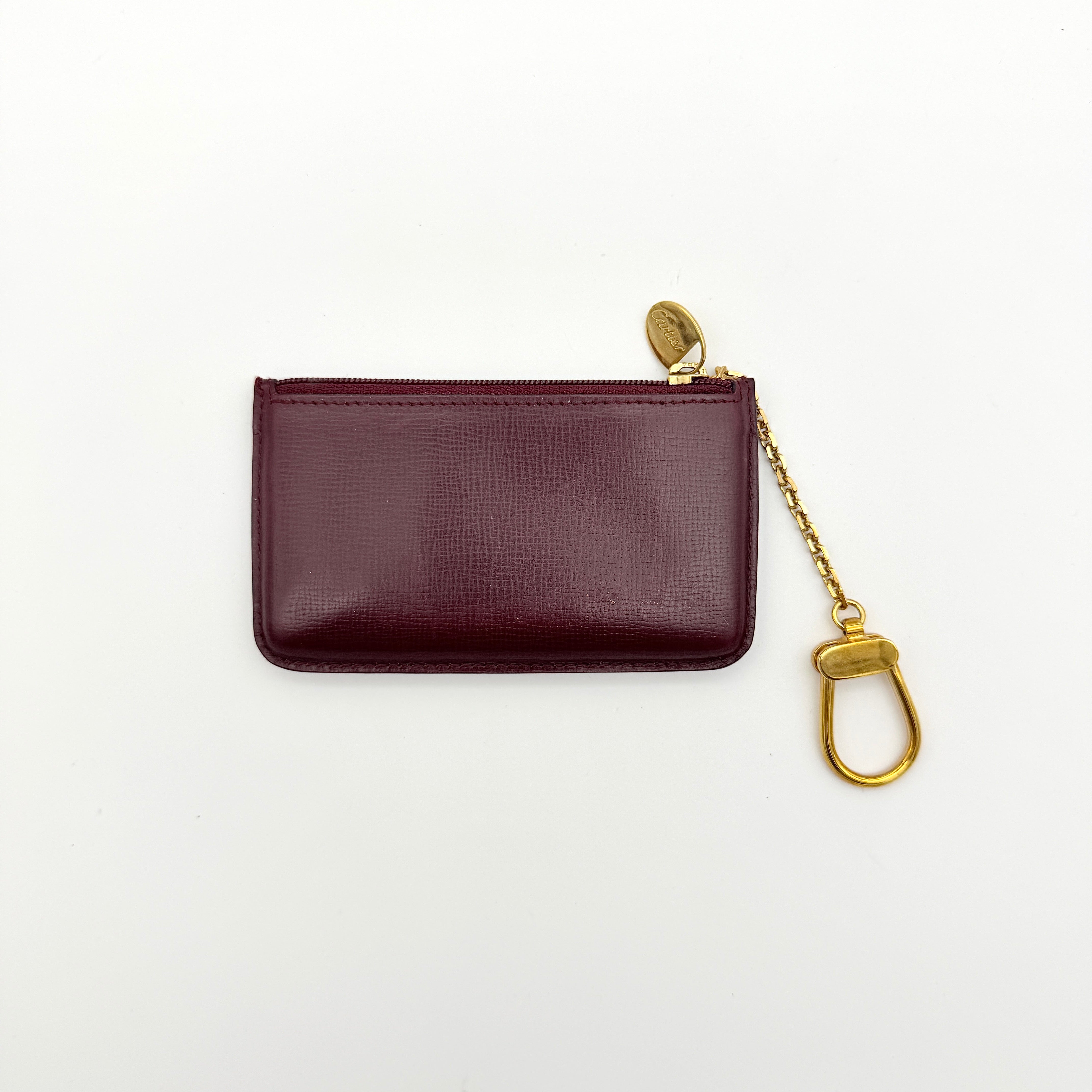 Cartier Must de Cartier Coin Purse Burgundy