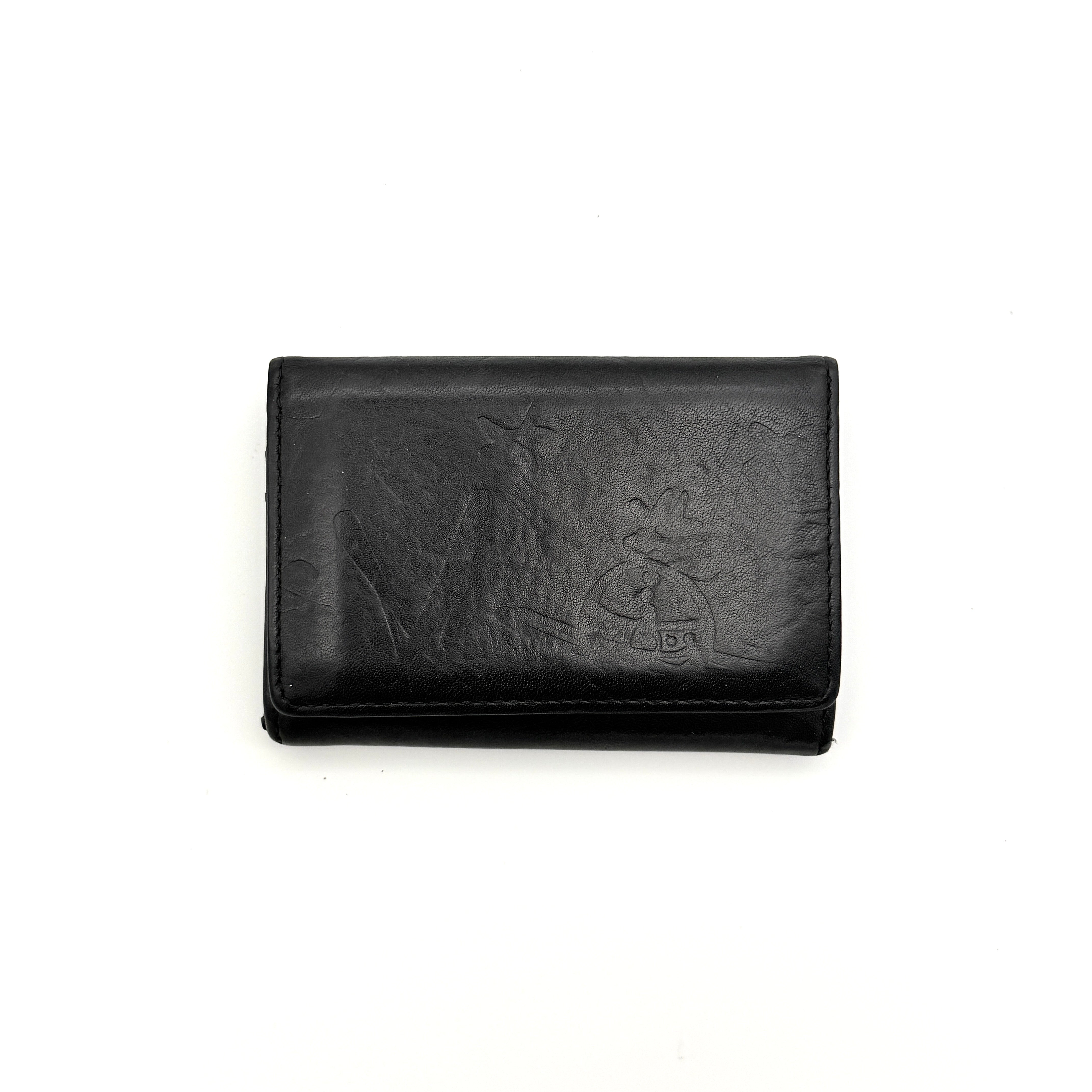 Vivienne Westwood Anglomania Orb Card Holder Wallet Black