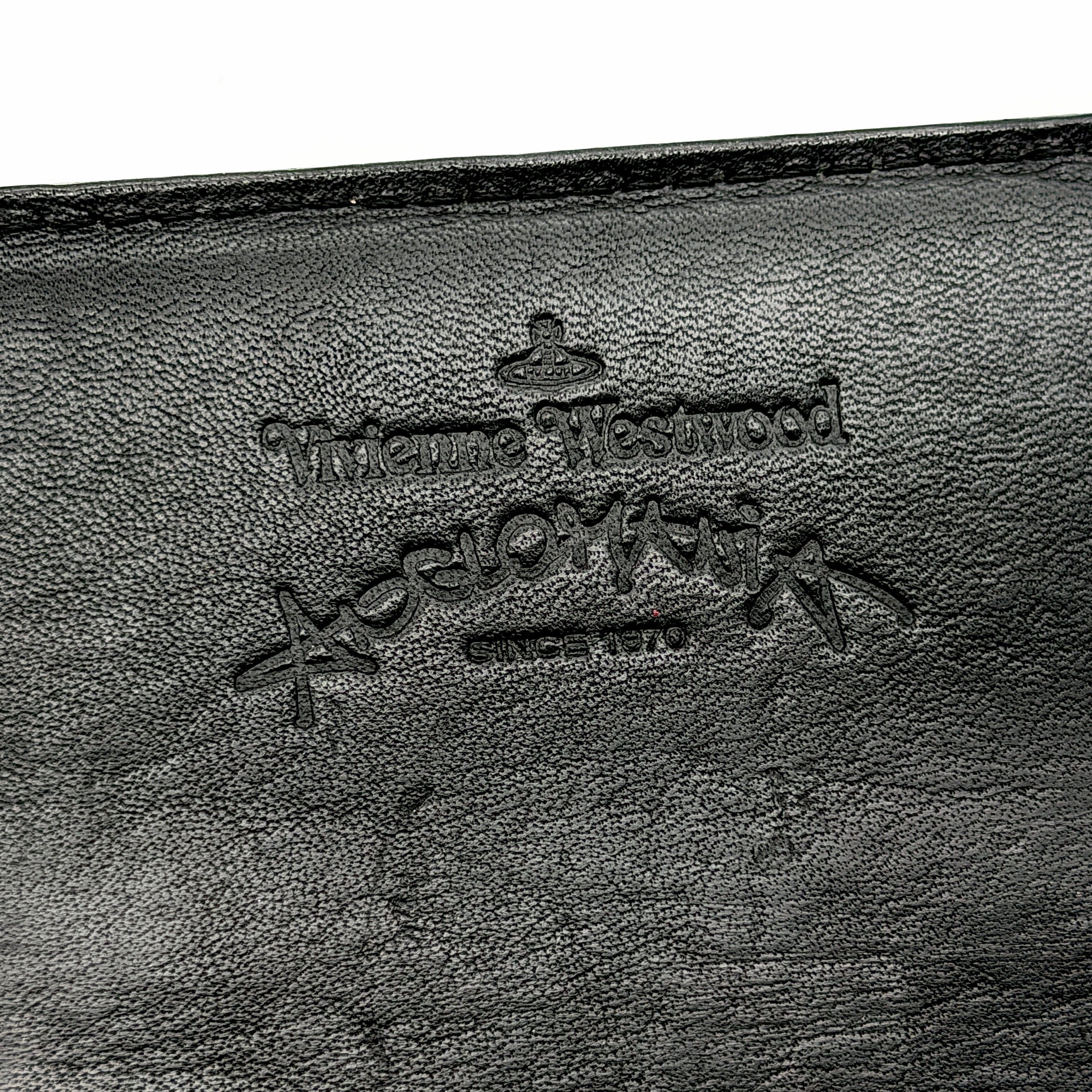 Vivienne Westwood Anglomania Orb Card Holder Wallet Black