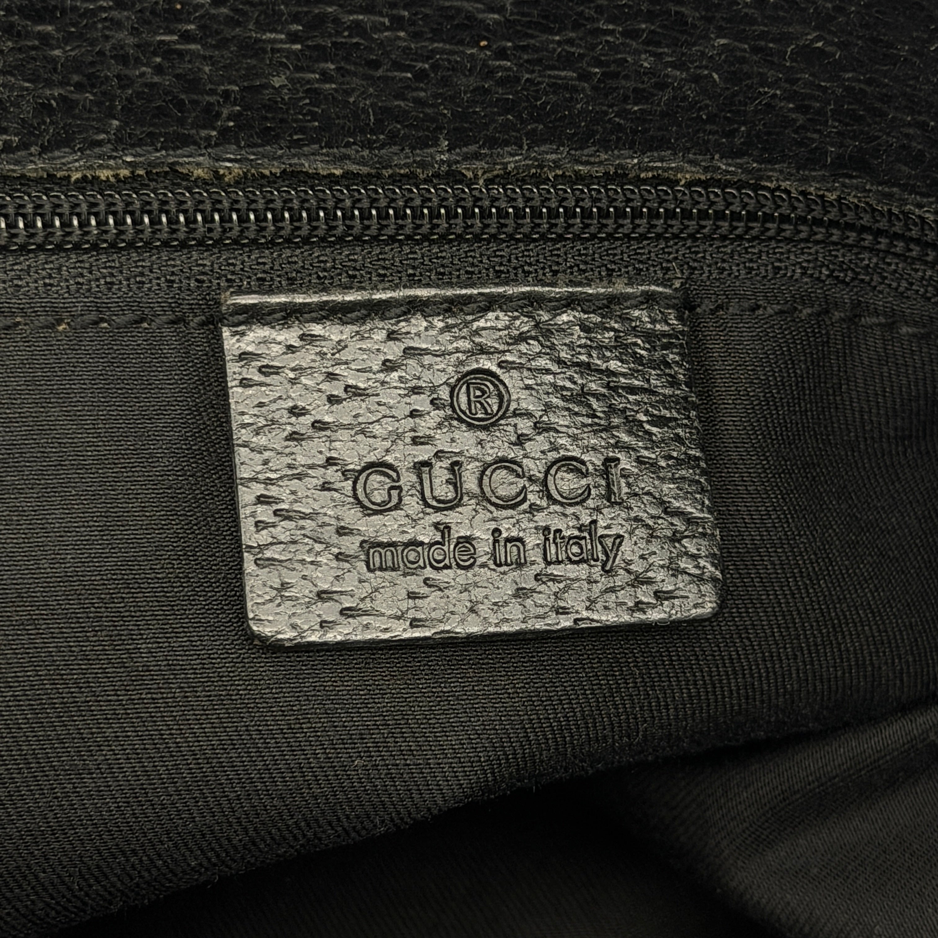 Gucci GG Monogram Eclipse Tote Bag Black