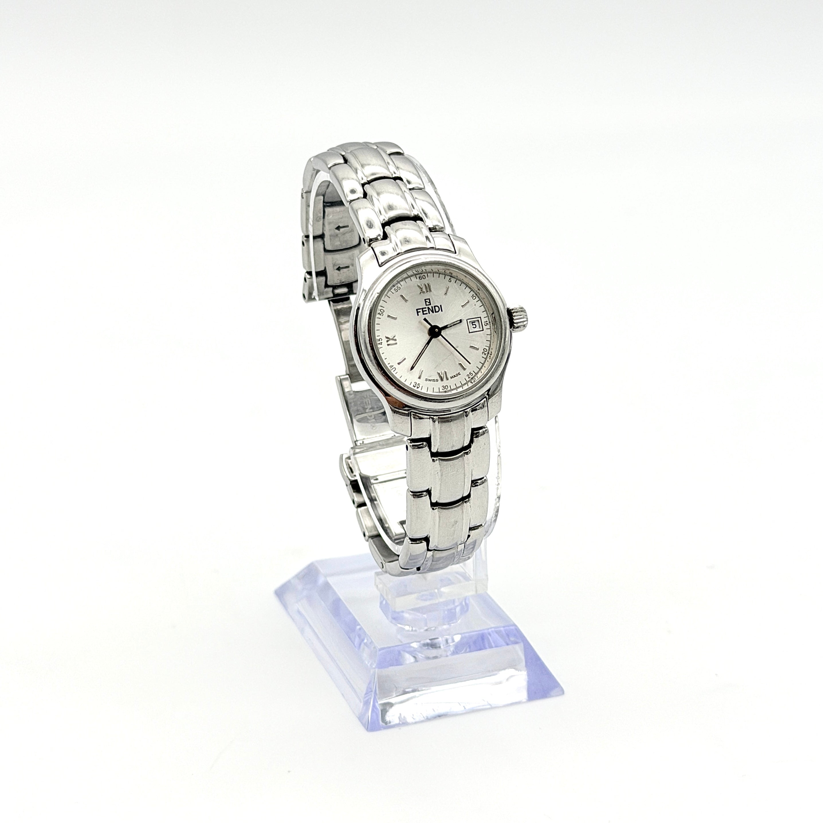 Fendi 210L Stainless Steel Watch Silver