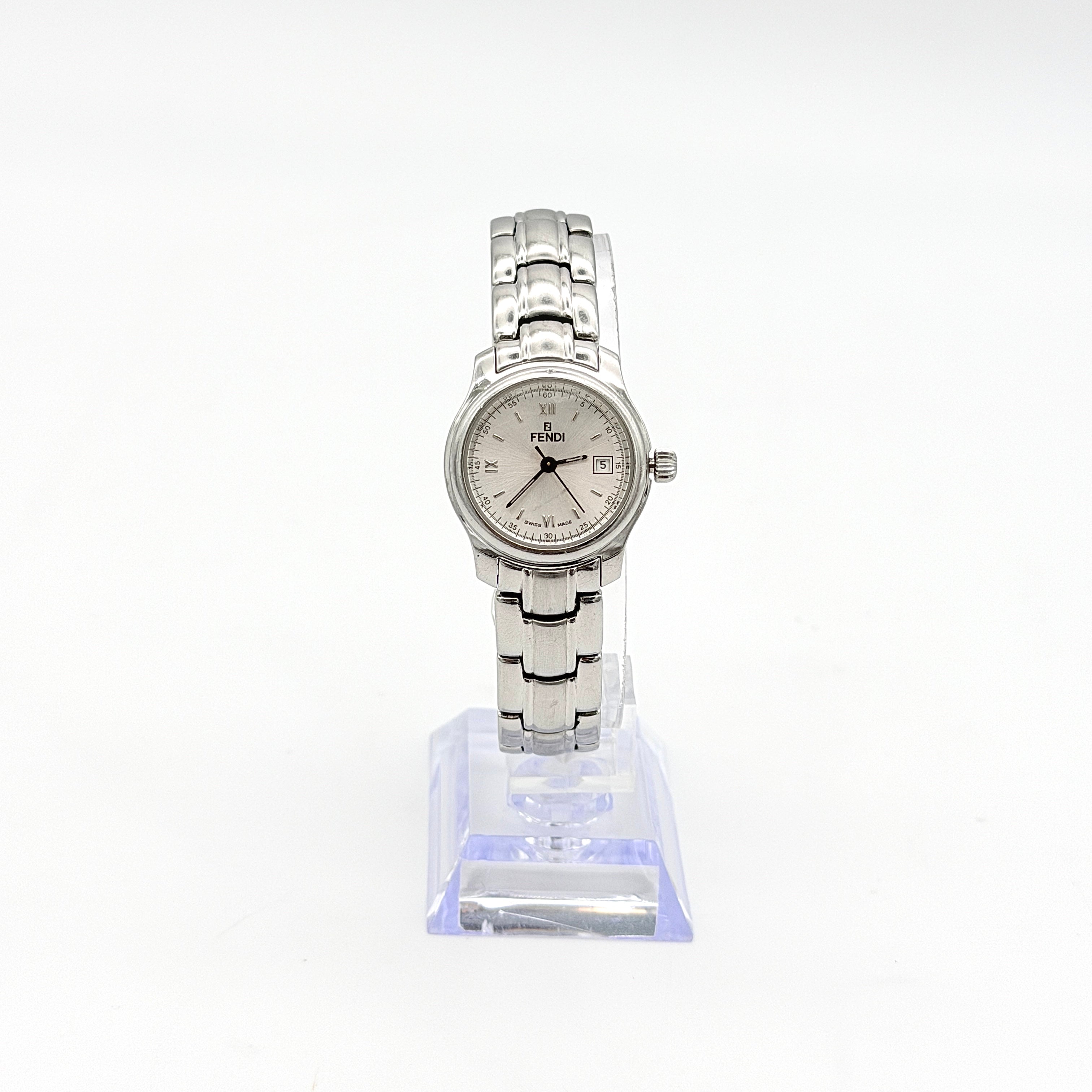Fendi 210L Stainless Steel Watch Silver