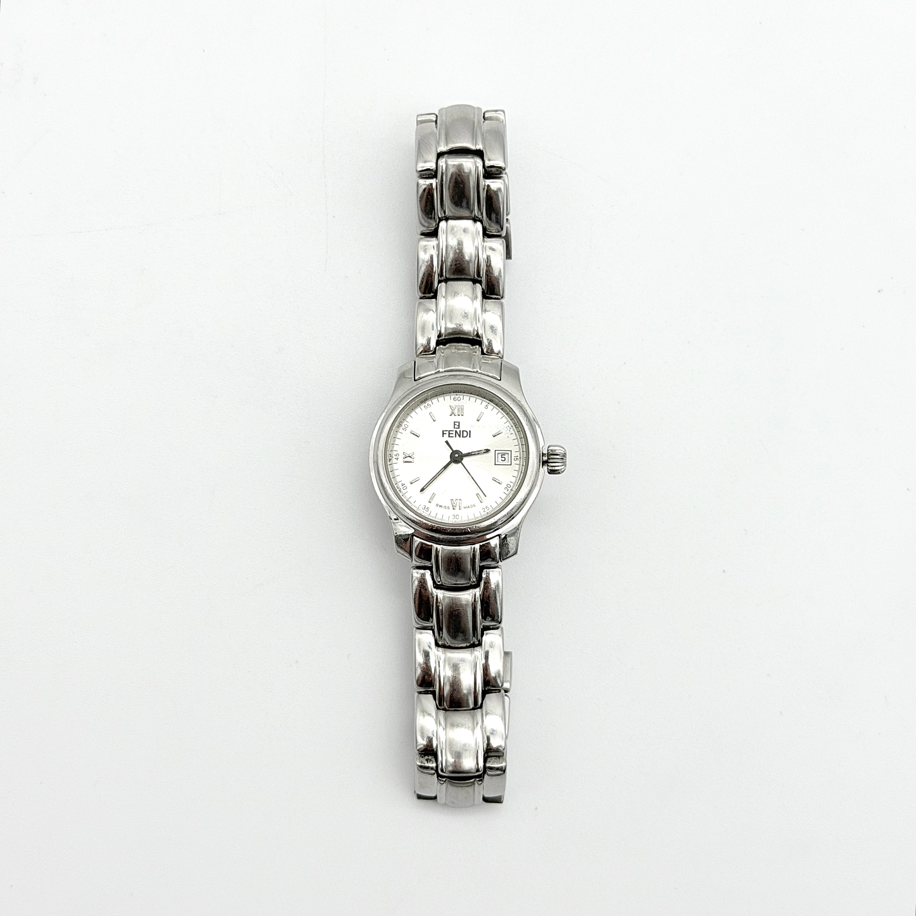 Fendi 210L Stainless Steel Watch Silver