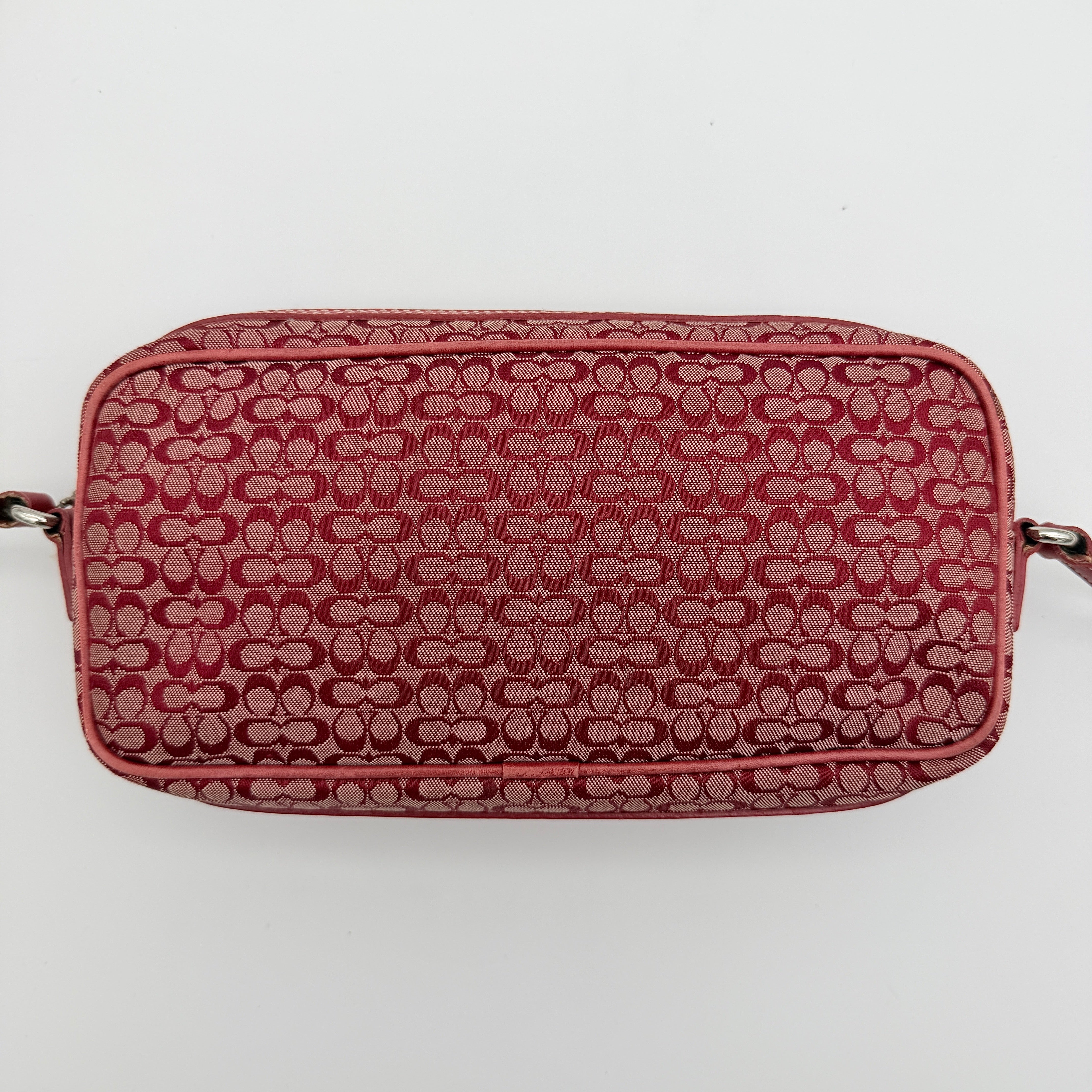 Coach Signature Mini Crossbody Bag Red