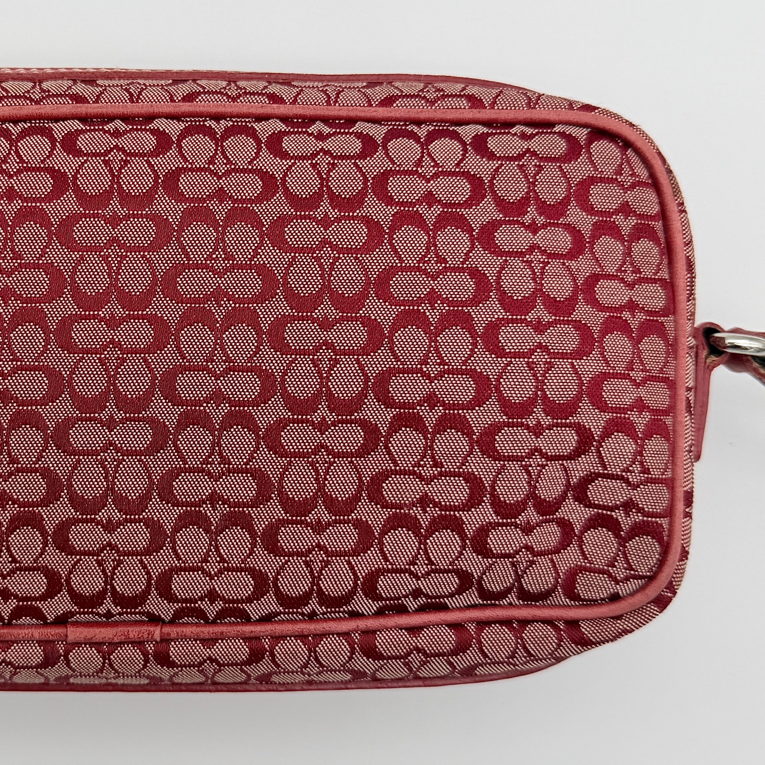 Coach Signature Mini Crossbody Bag Red