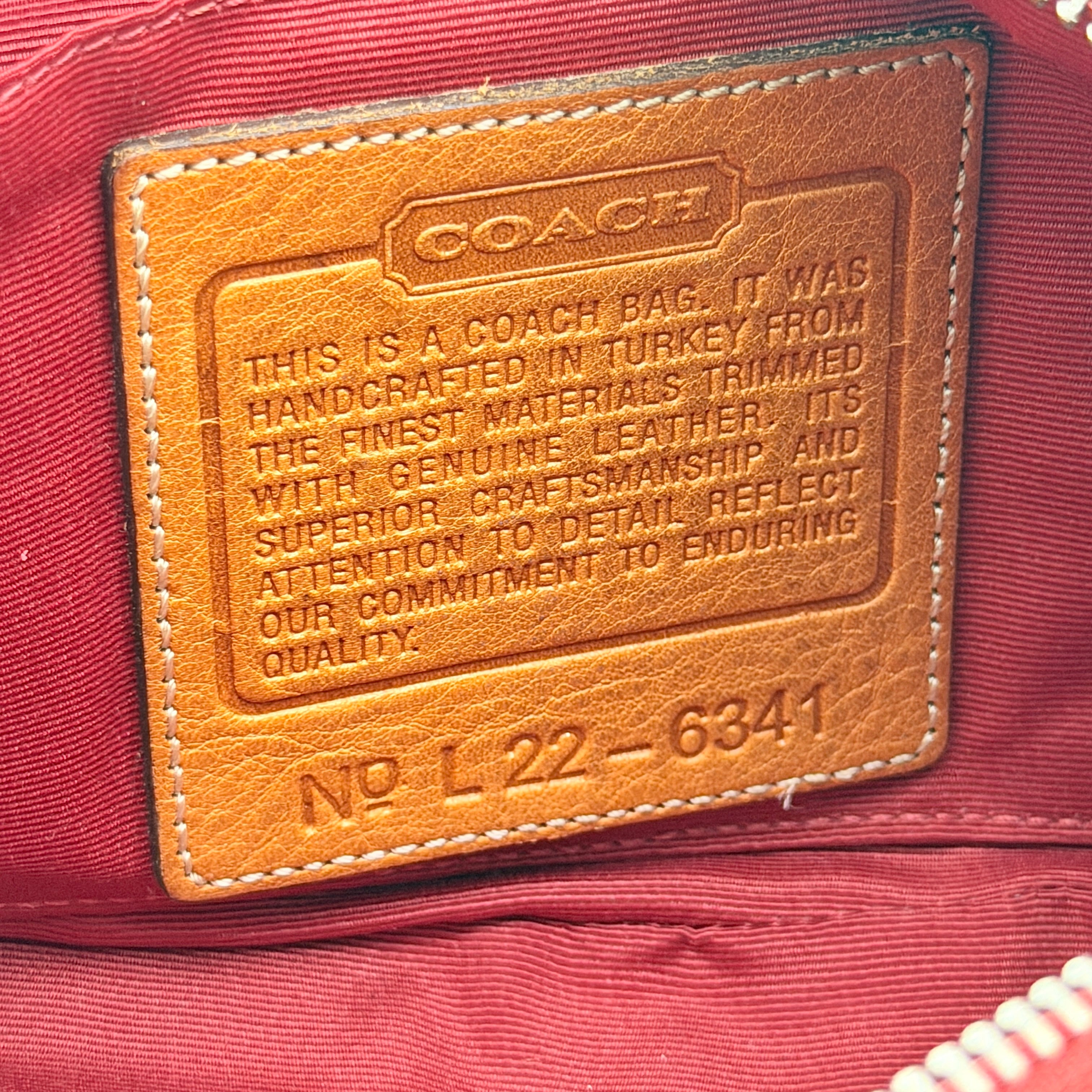 Coach Signature Mini Crossbody Bag Red
