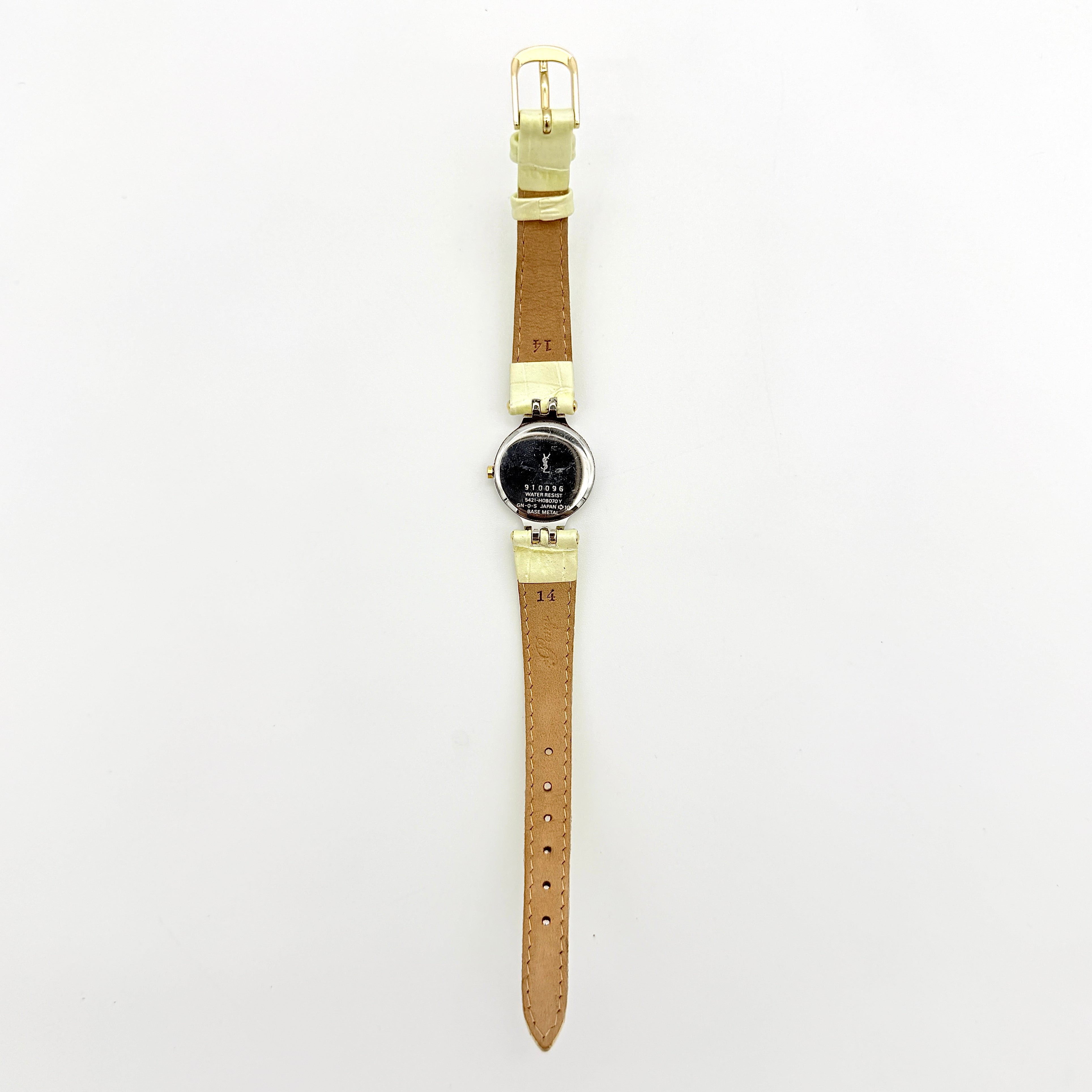 Yves Saint Laurent 5421-H08070Y Wrist Watch Yellow