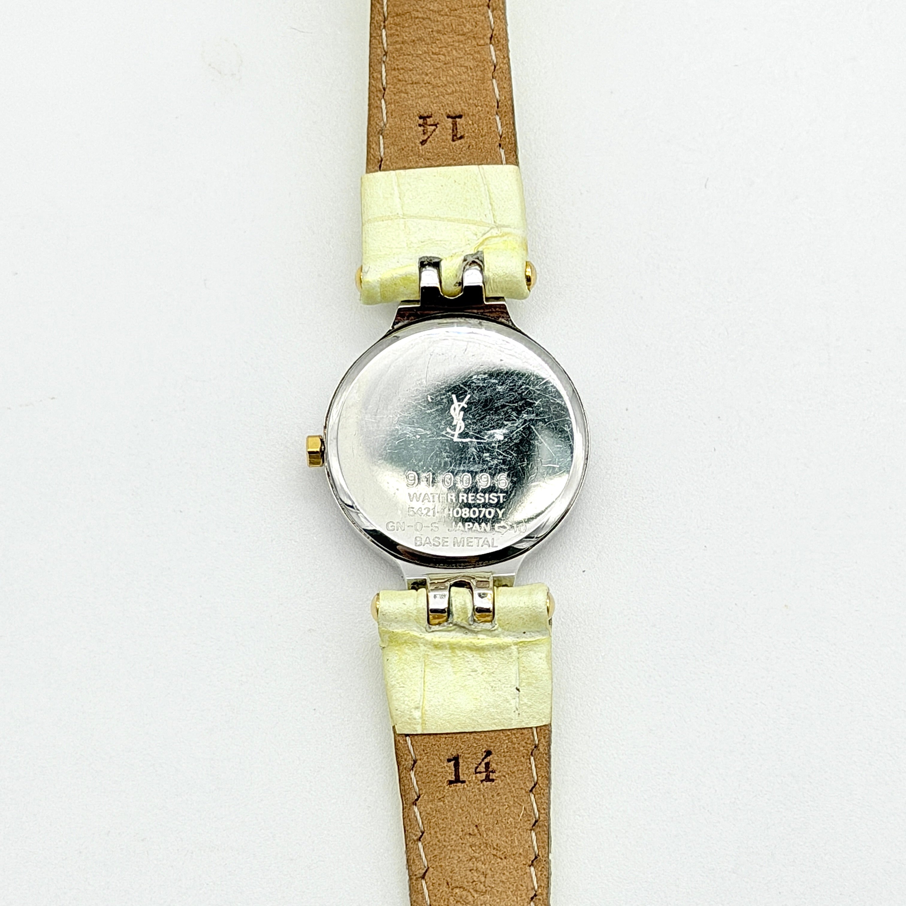 Yves Saint Laurent 5421-H08070Y Wrist Watch Yellow
