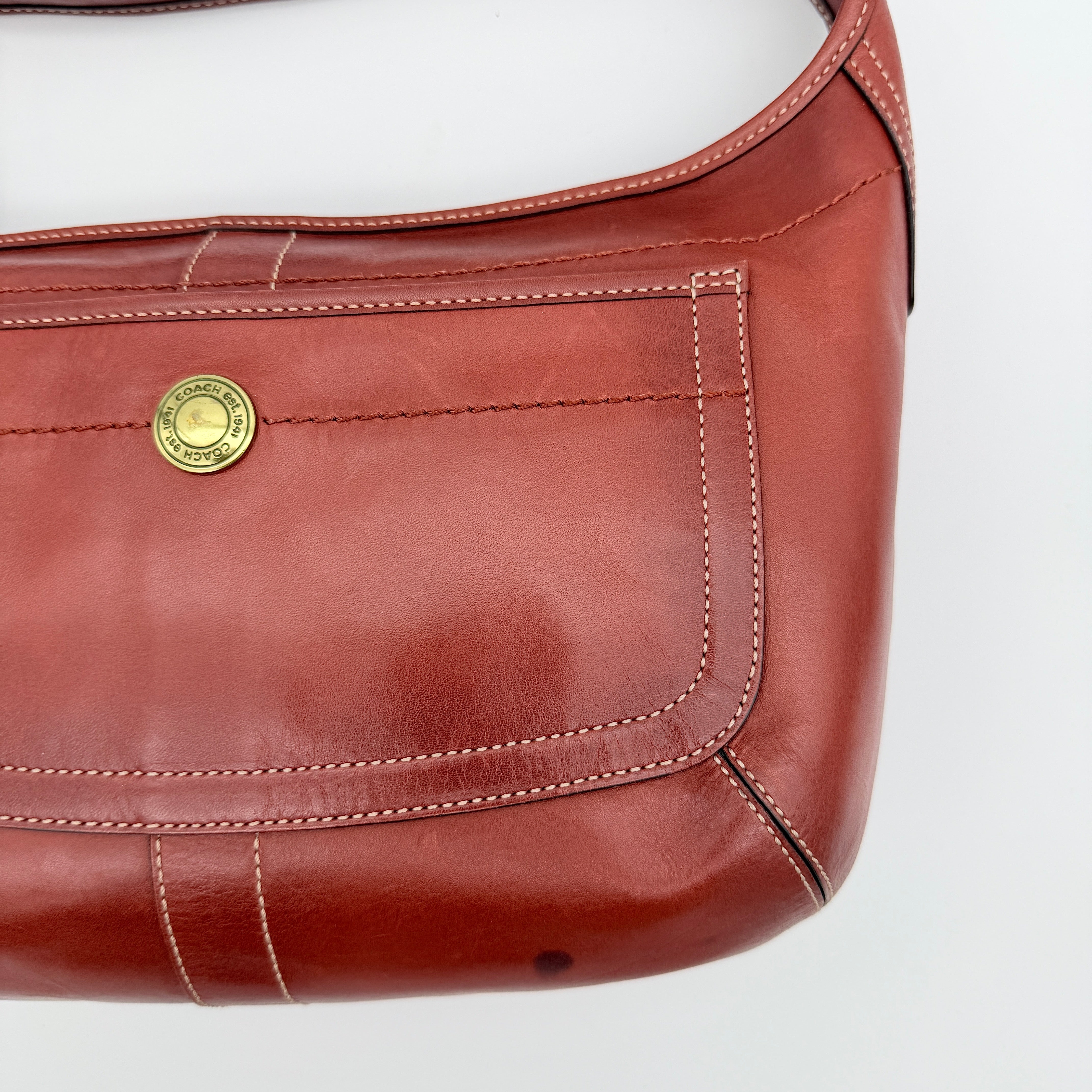 Coach Signature Ergo Hobo Shoulder Bag Brown