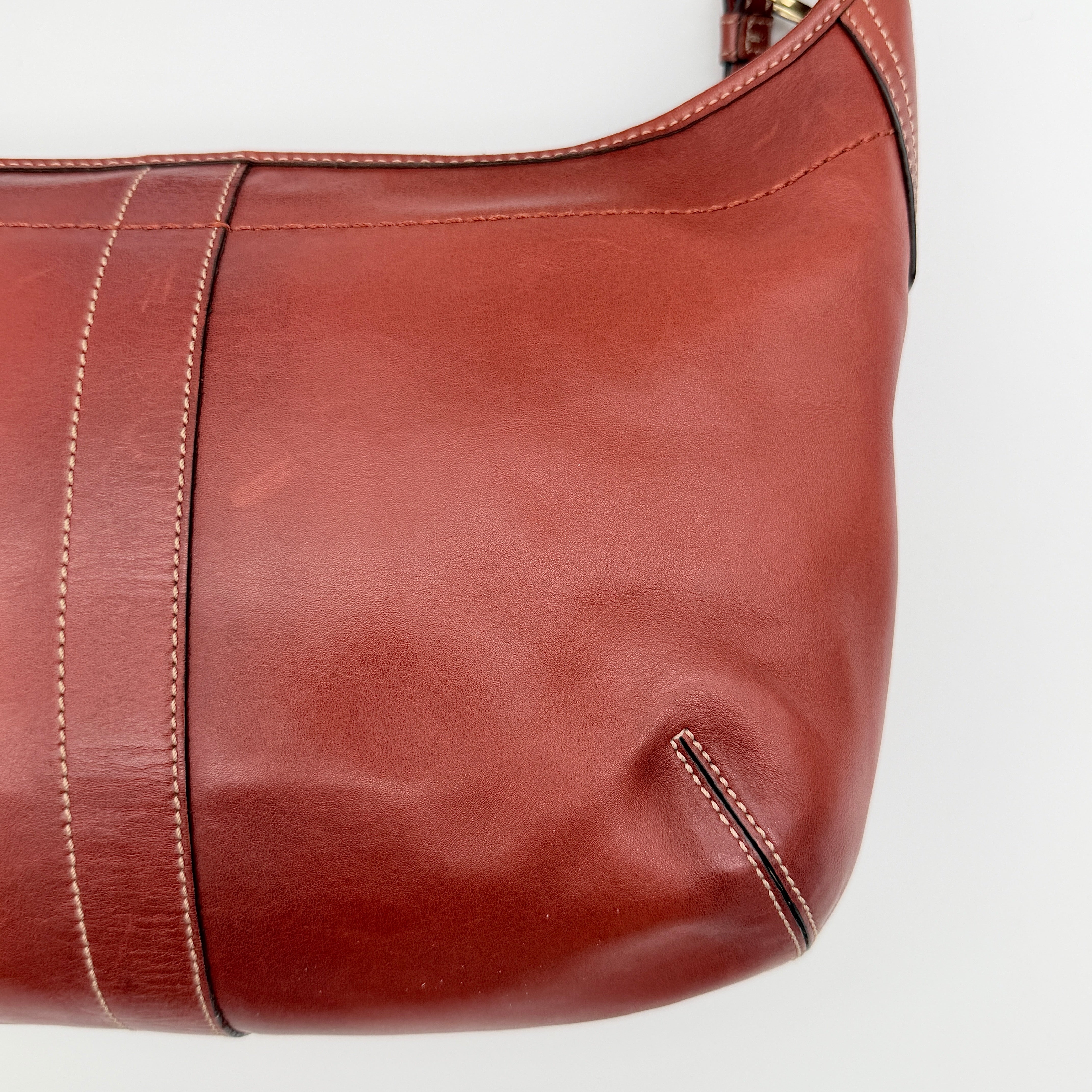 Coach Signature Ergo Hobo Shoulder Bag Brown