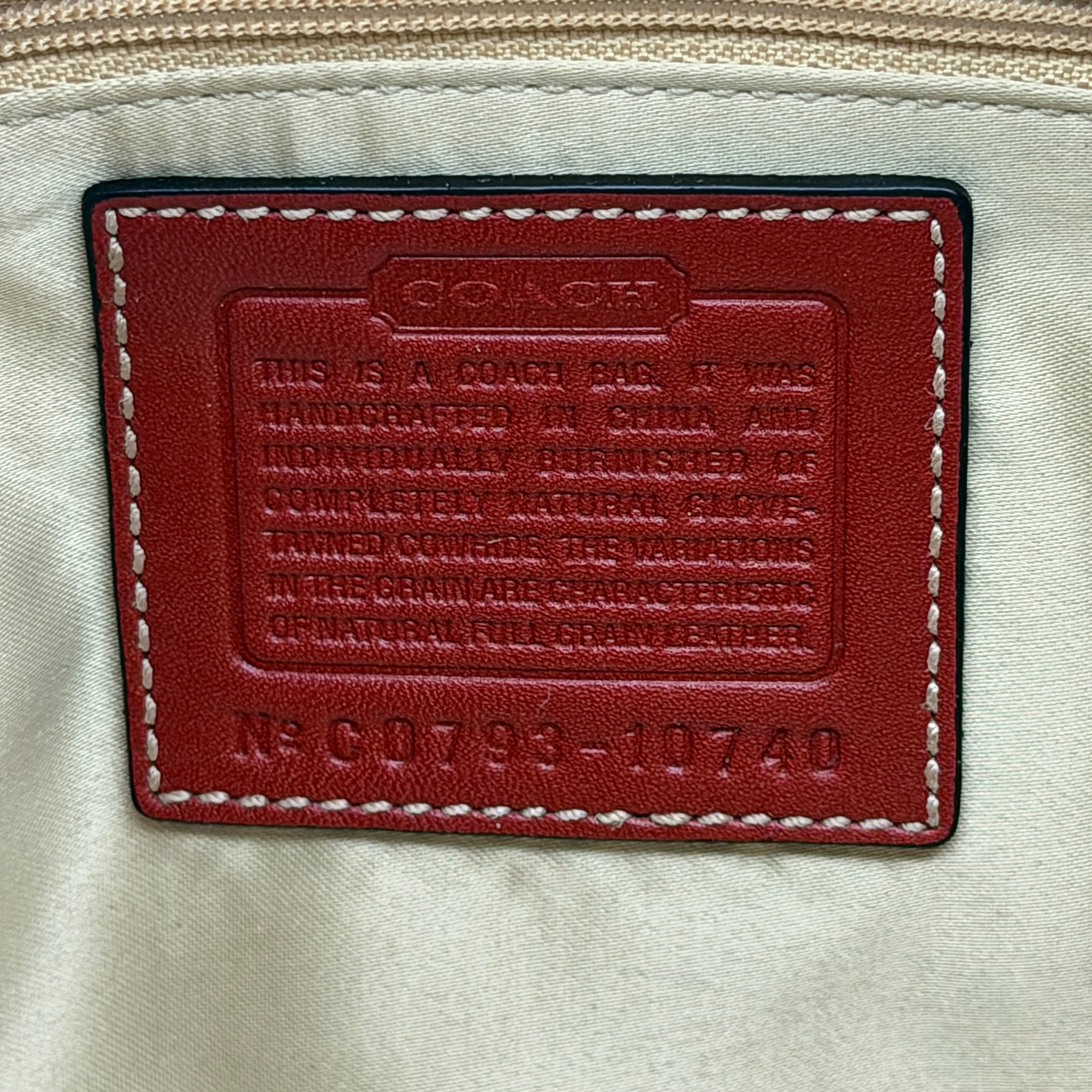 Coach Signature Ergo Hobo Shoulder Bag Brown