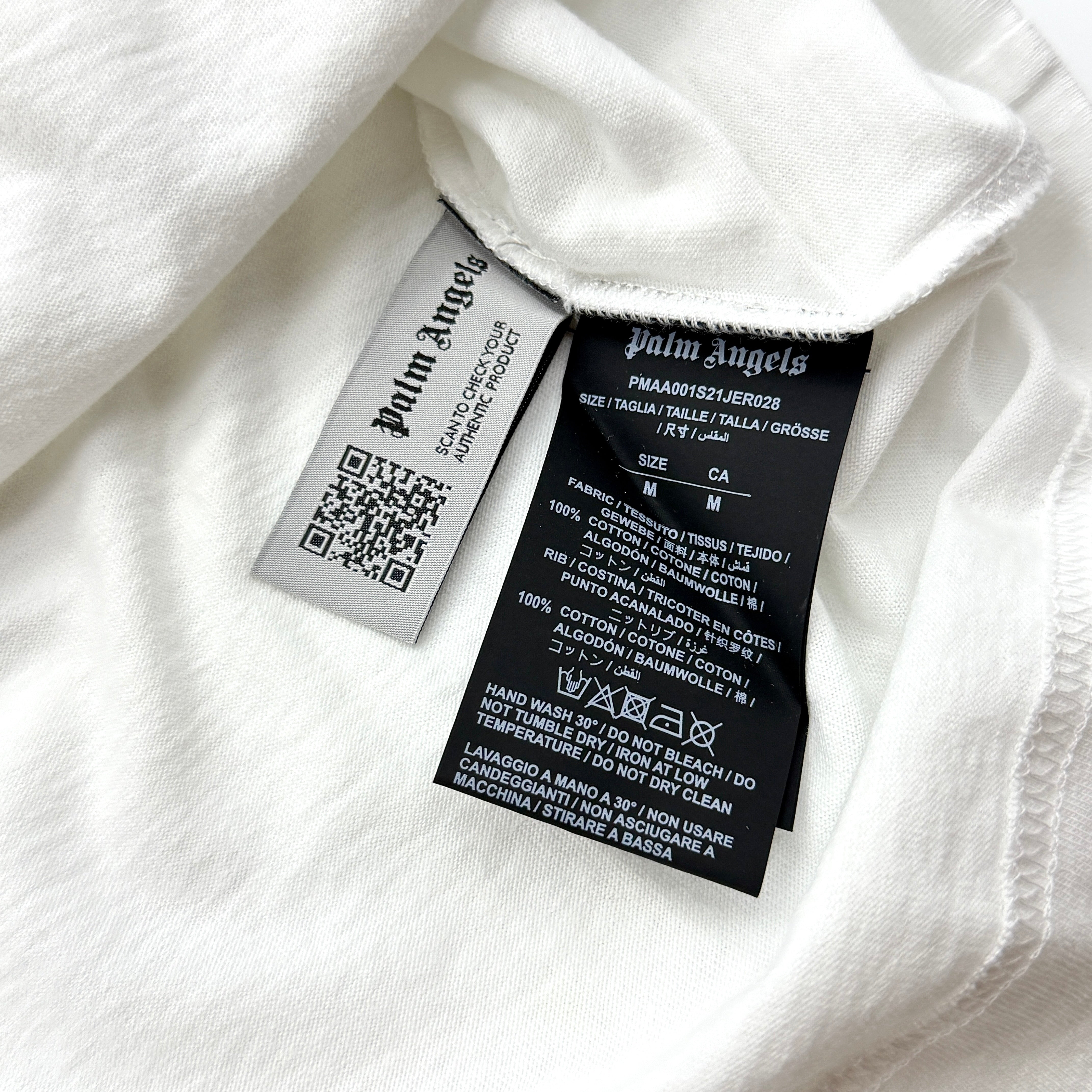 Palm Angels Tokyo Sprayed Logo T-Shirt White