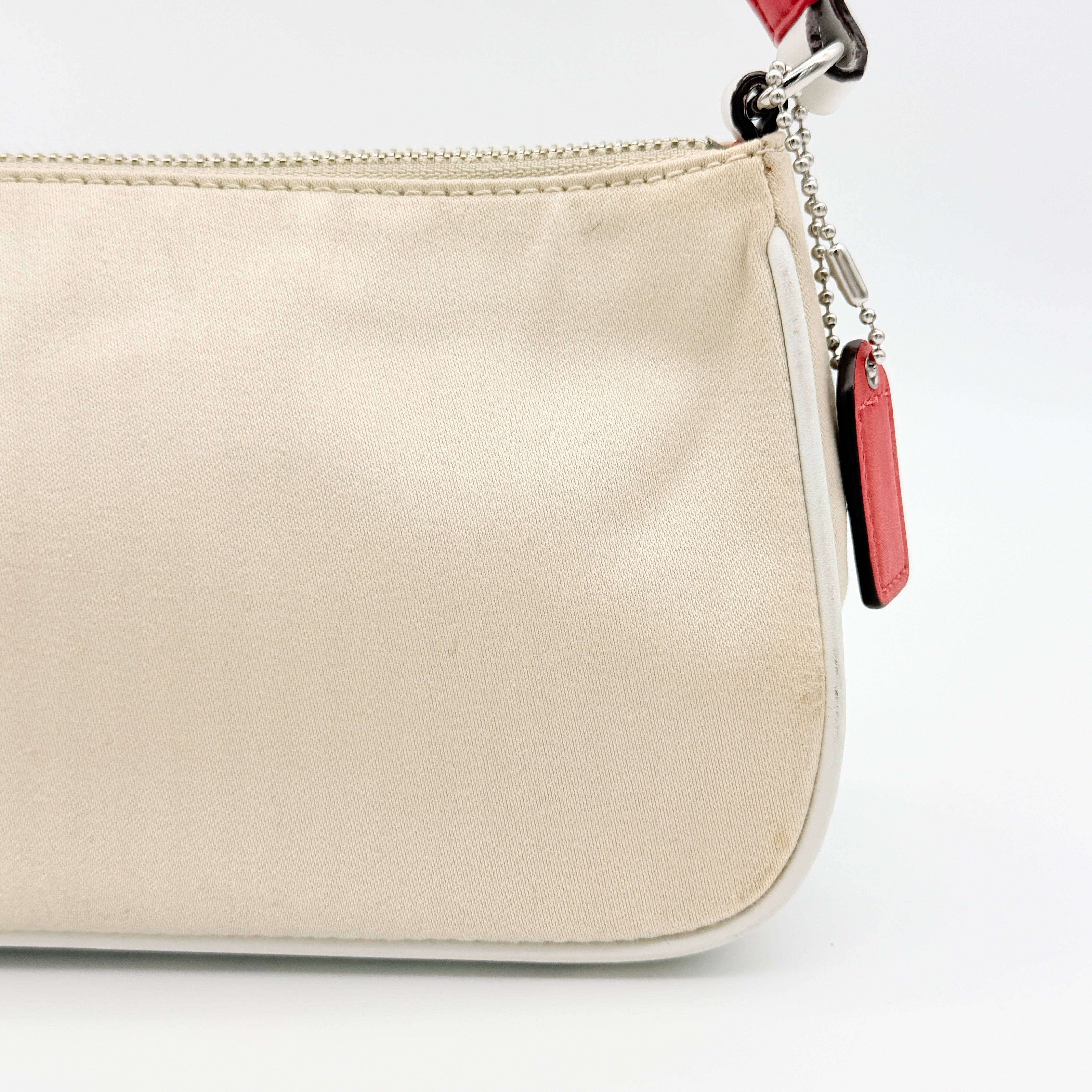 Coach Y2K Demi Shoulder Bag Cream/Red