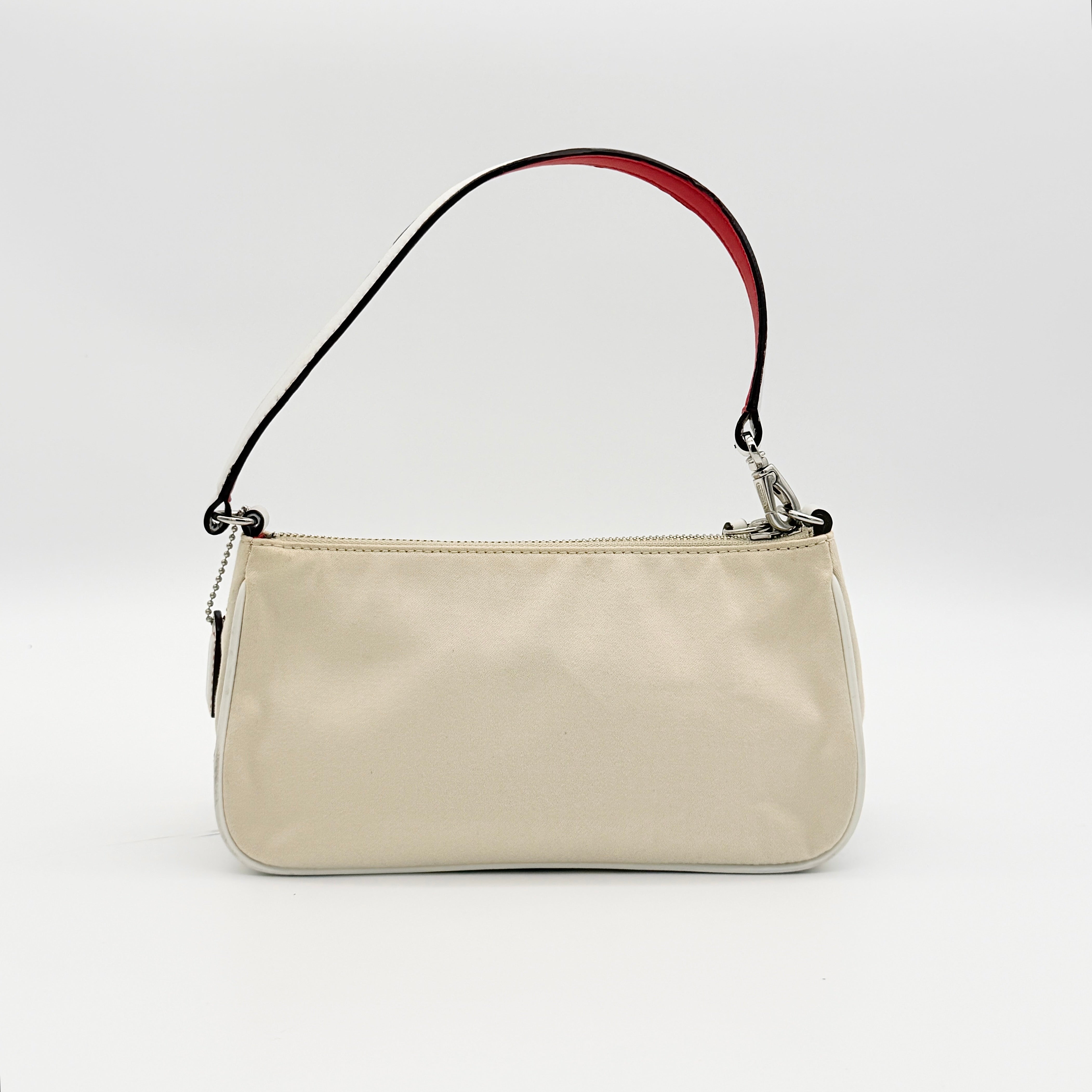 Coach Y2K Demi Shoulder Bag Cream/Red