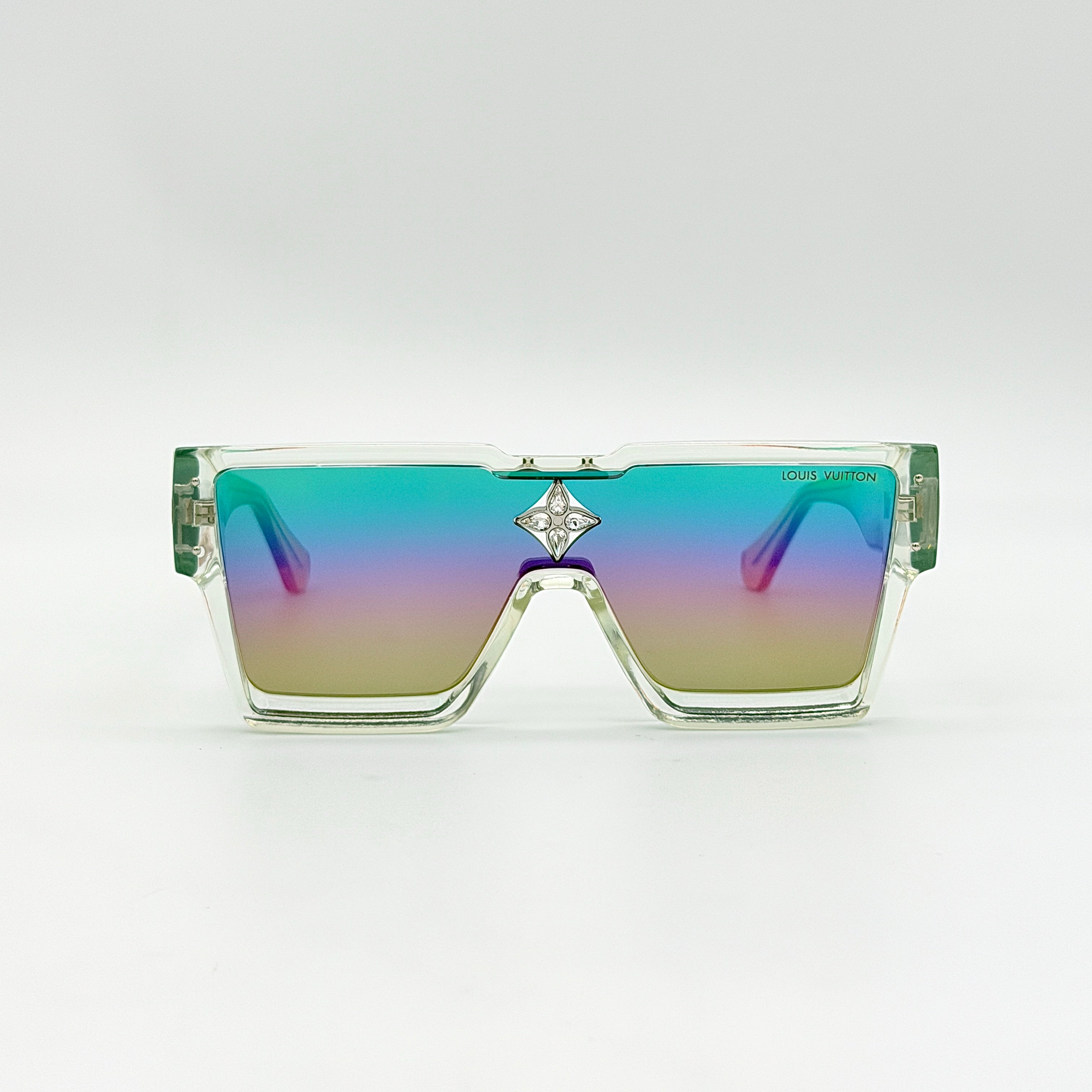 Louis Vuitton Cyclone Sunglasses Clear Multicolor Gradient