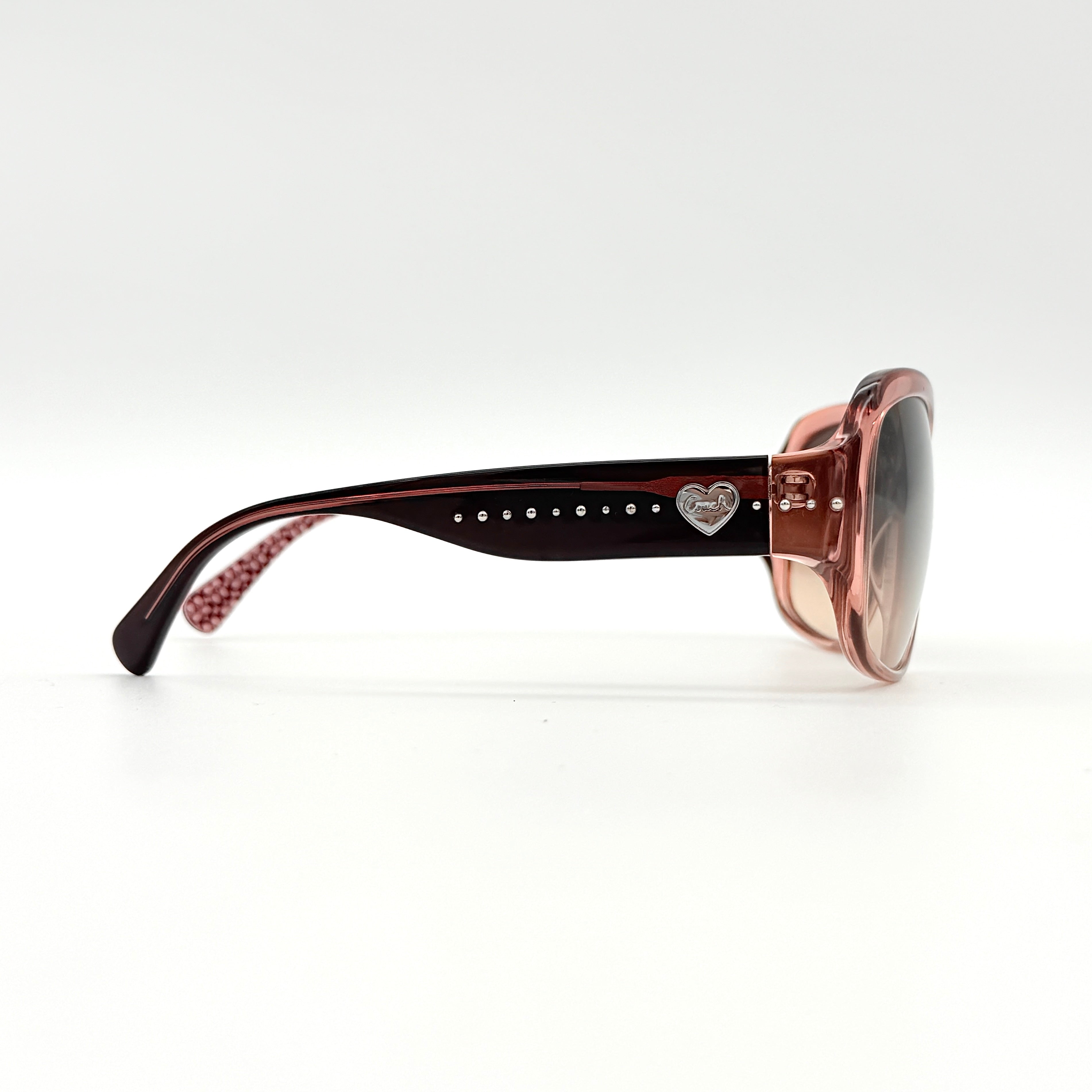 Coach Signature HC8027 Heart Sunglasses Pink