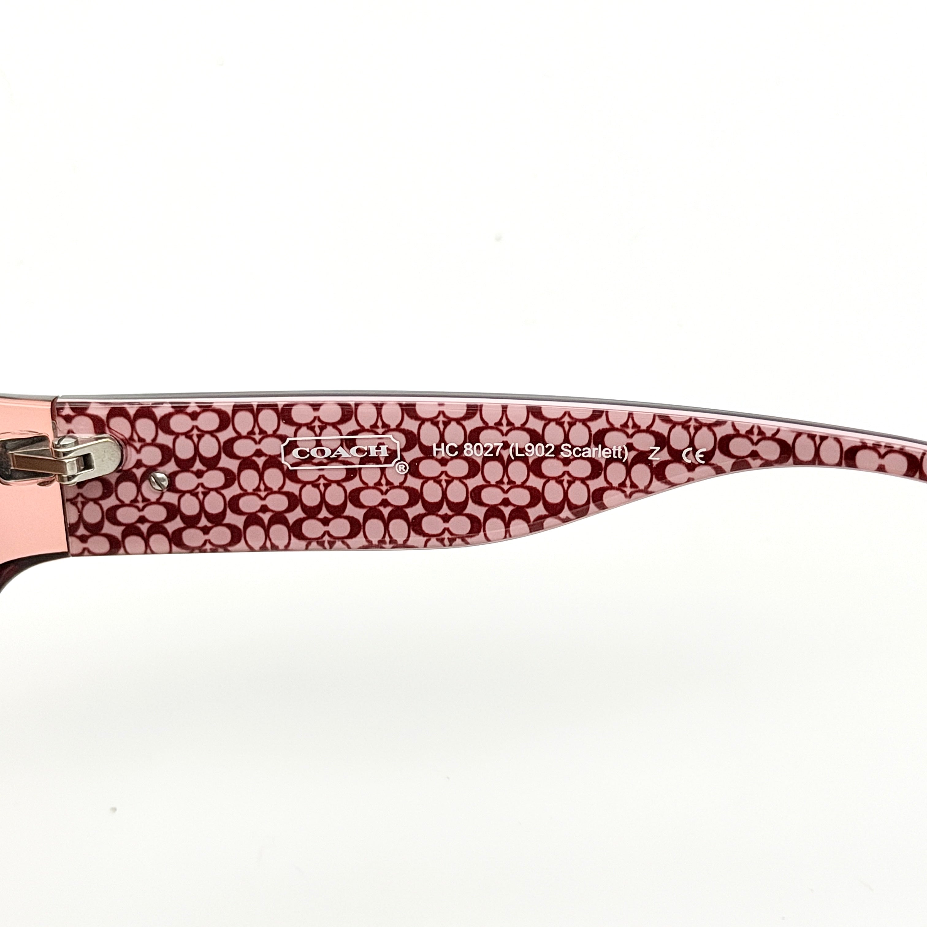 Coach Signature HC8027 Heart Sunglasses Pink