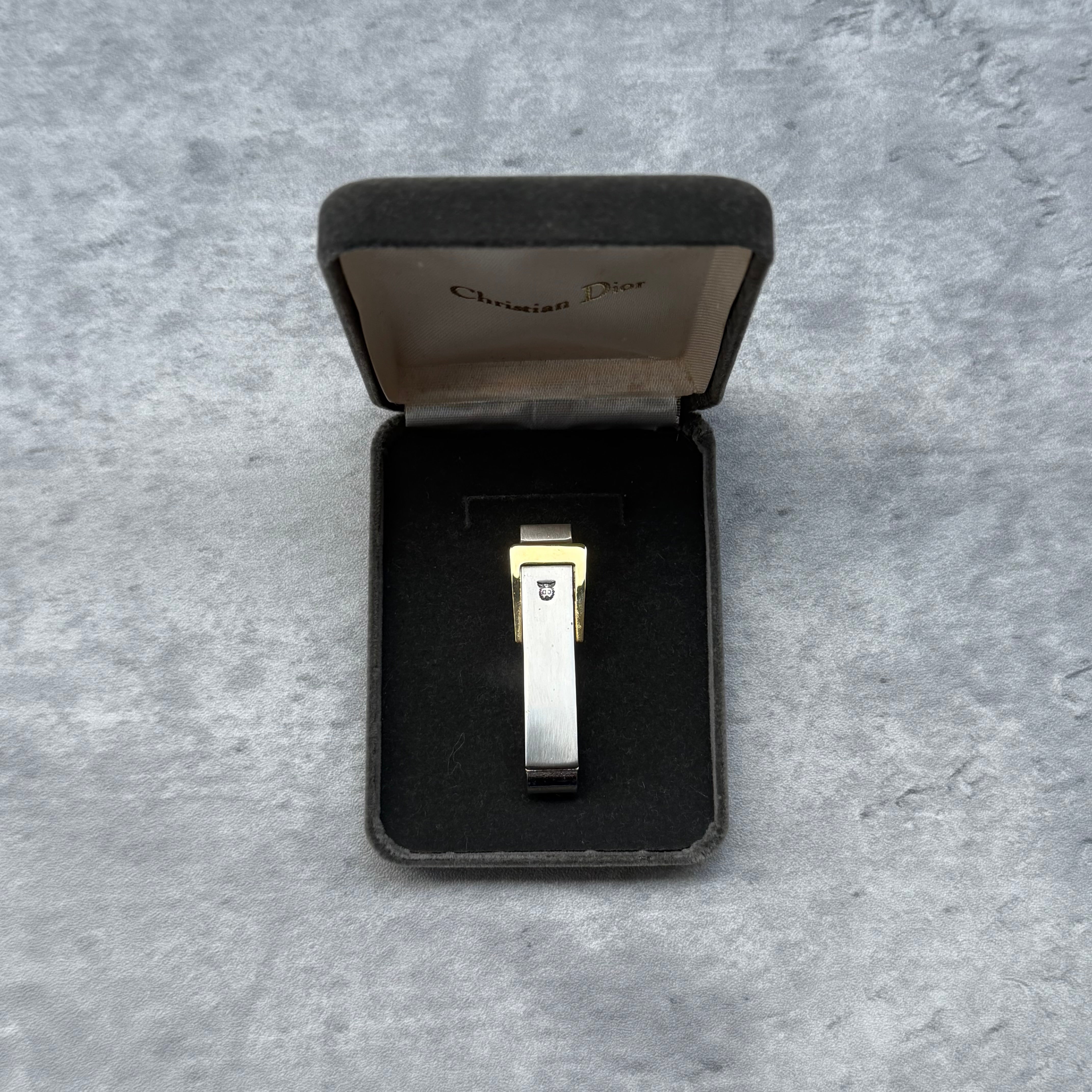 Christian Dior Tie Pin Silver/Gold