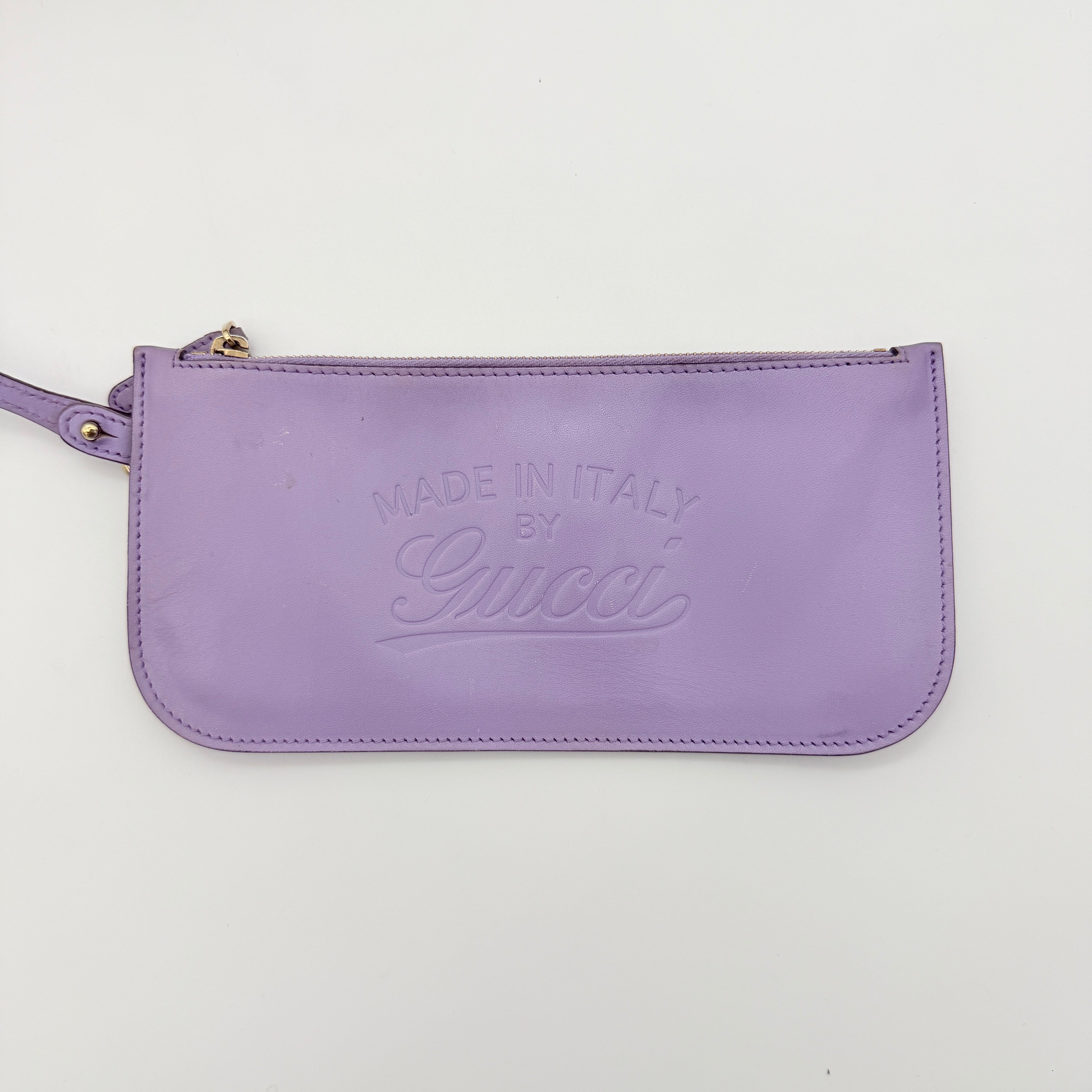 Gucci GG Monogram Craft Tote Bag Beige/Purple