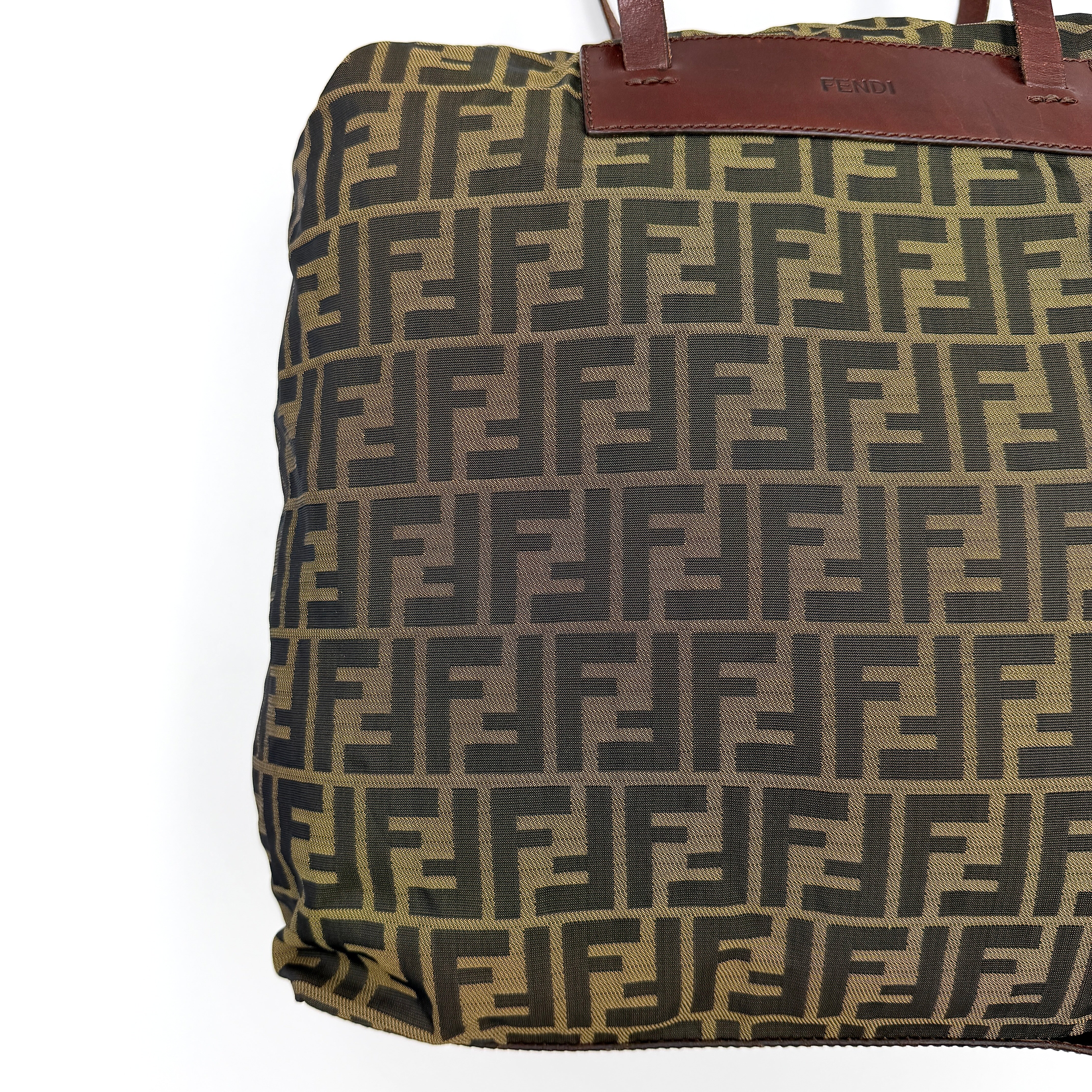 Fendi FF Zucca Tote Bag Brown