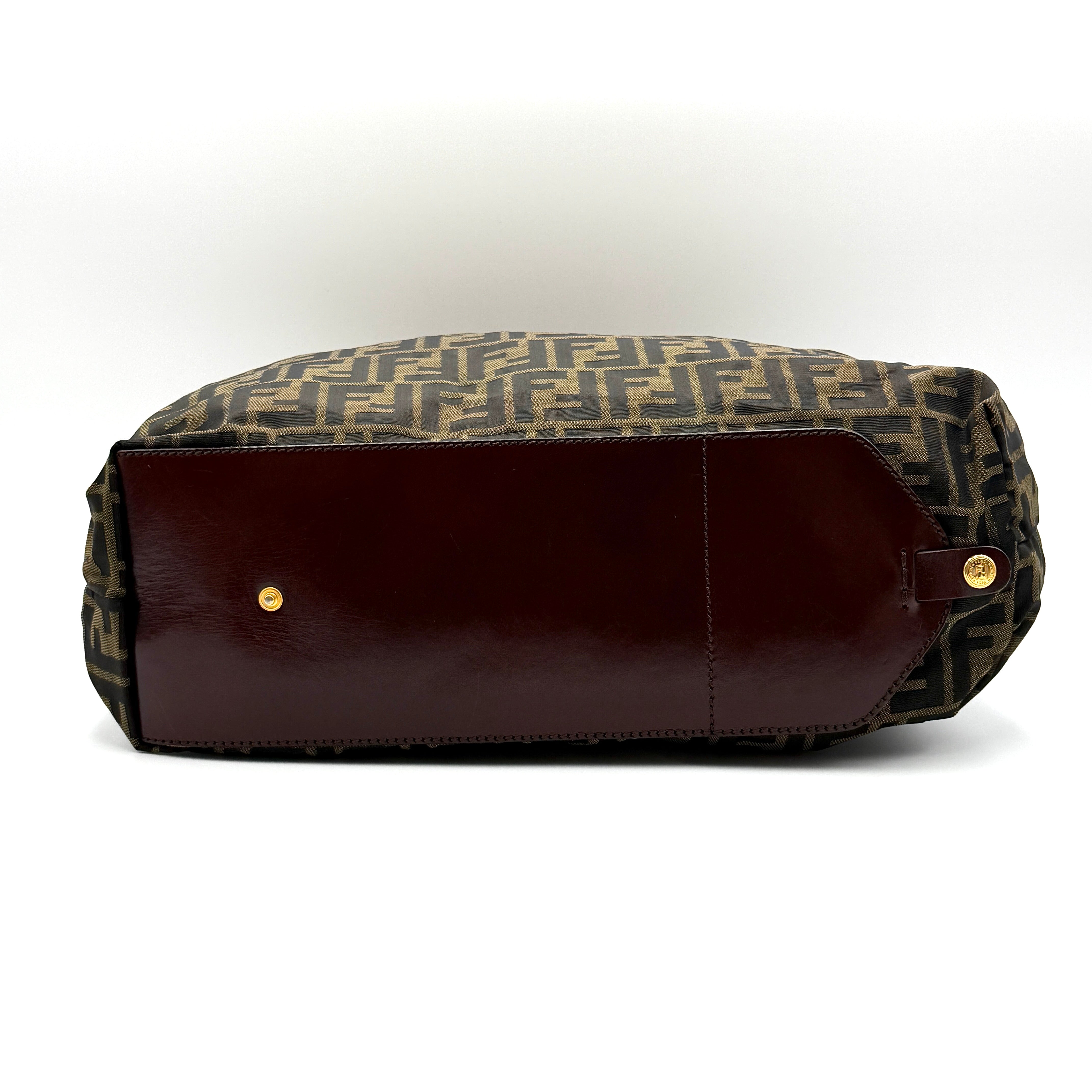 Fendi FF Zucca Tote Bag Brown