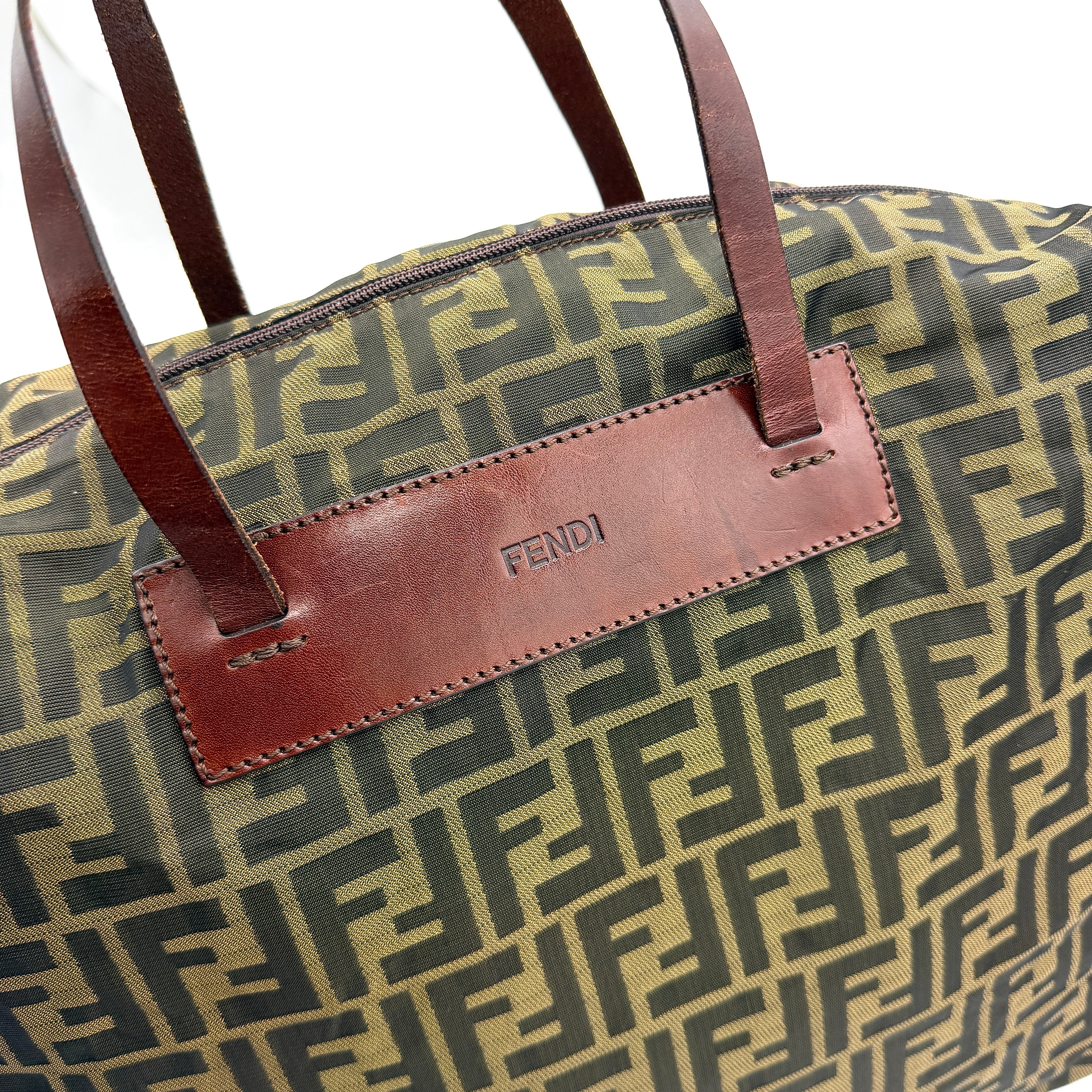 Fendi FF Zucca Tote Bag Brown