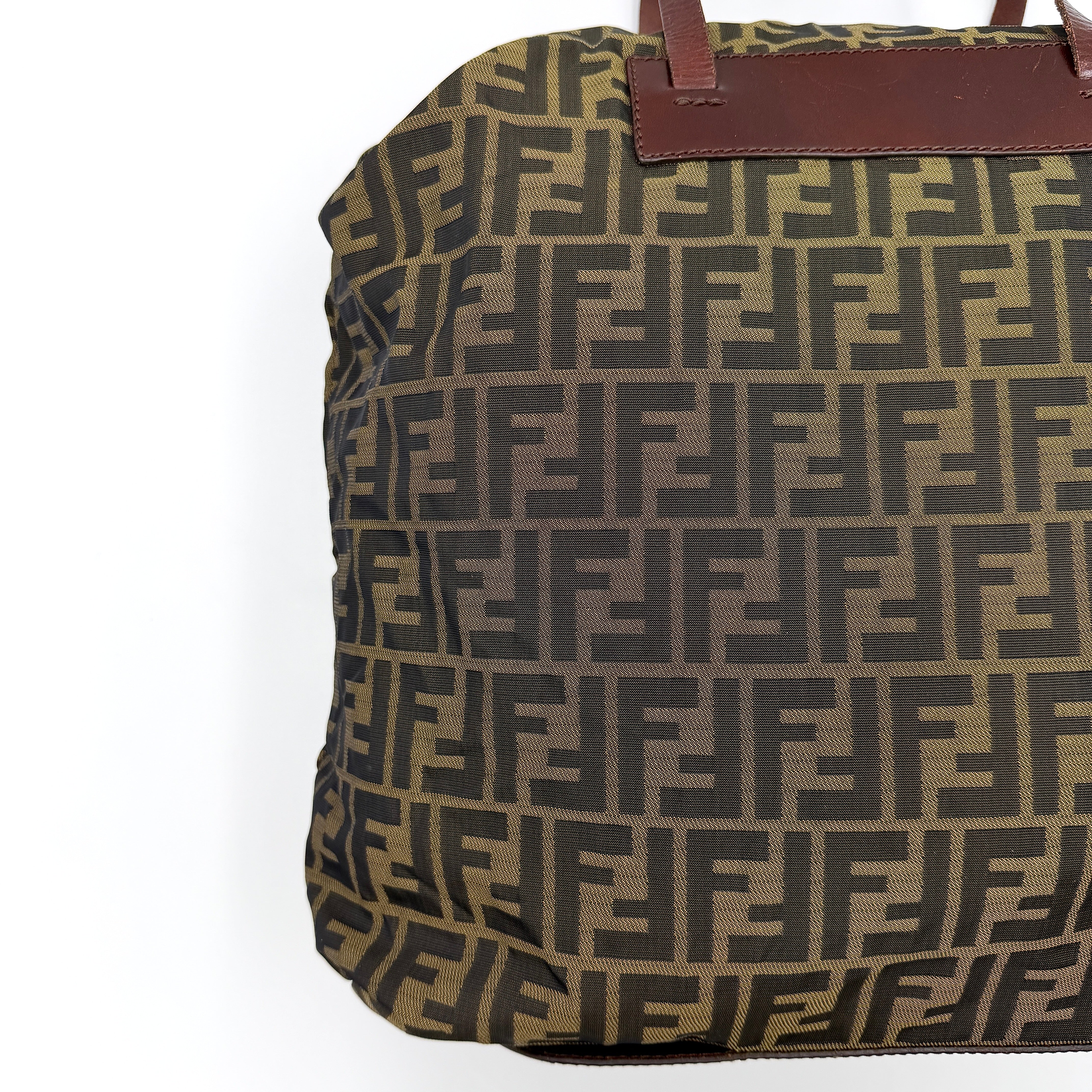 Fendi FF Zucca Tote Bag Brown