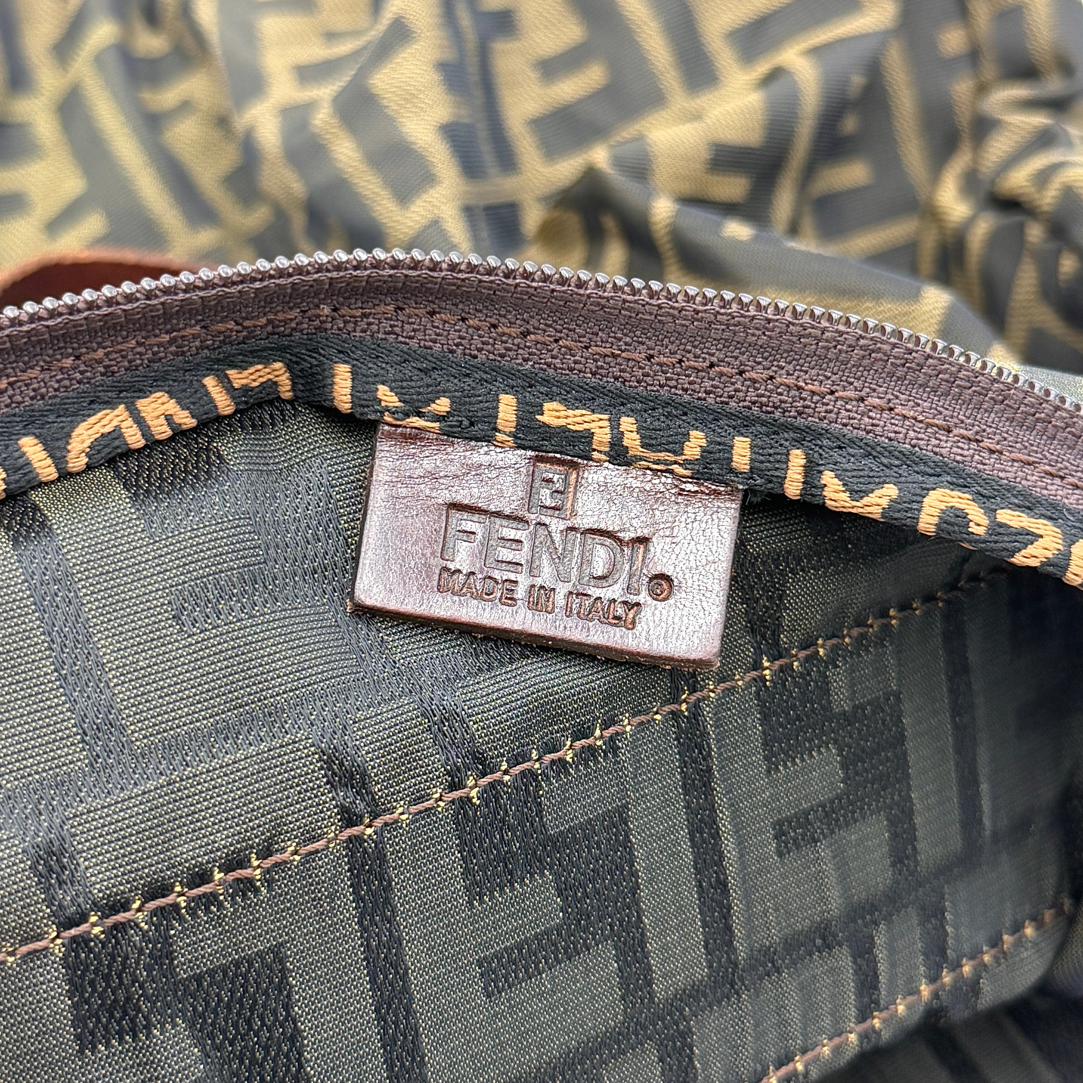 Fendi FF Zucca Tote Bag Brown