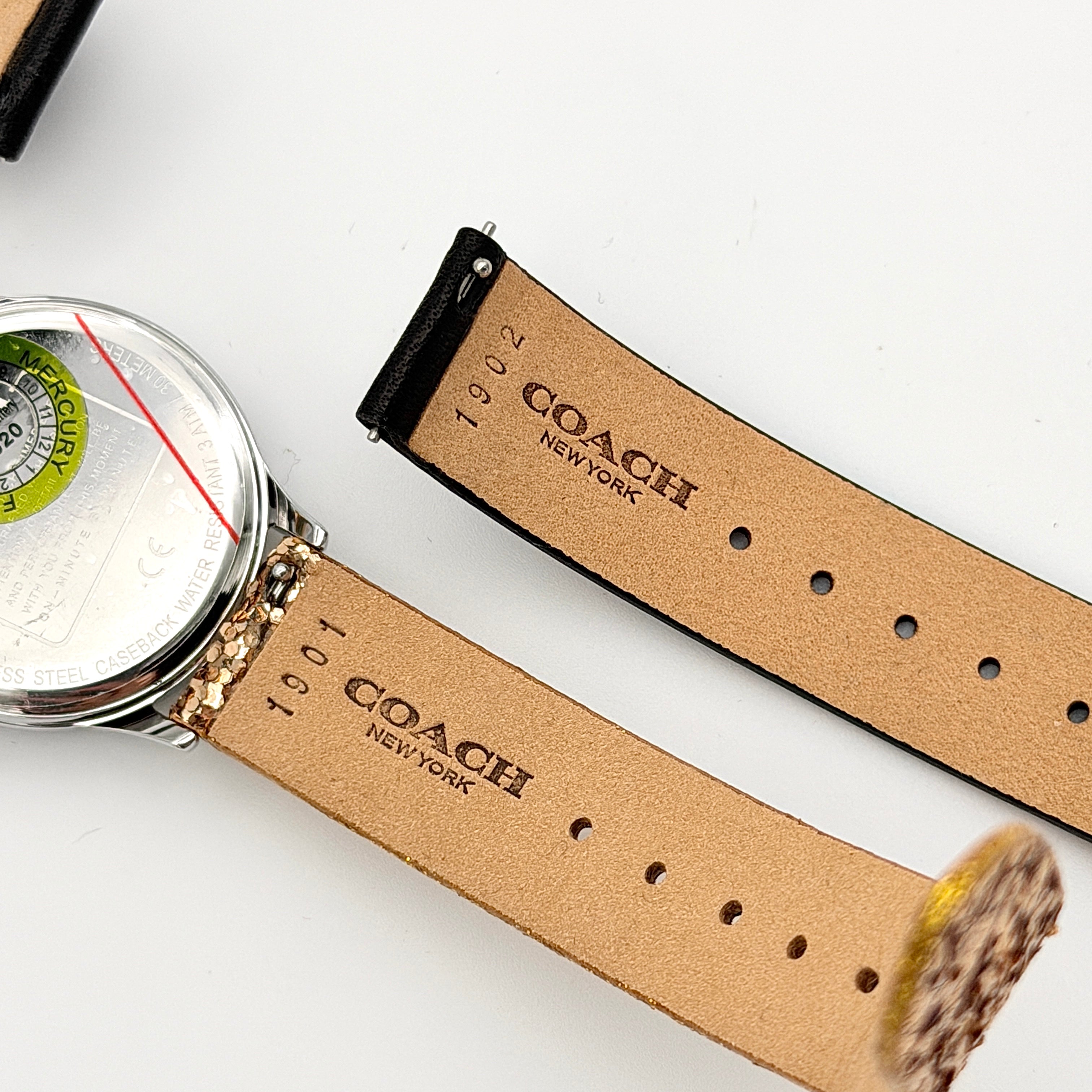 Coach Ruby Quartz CA.117.7.112.1536 Watch Glitter Rose Gold