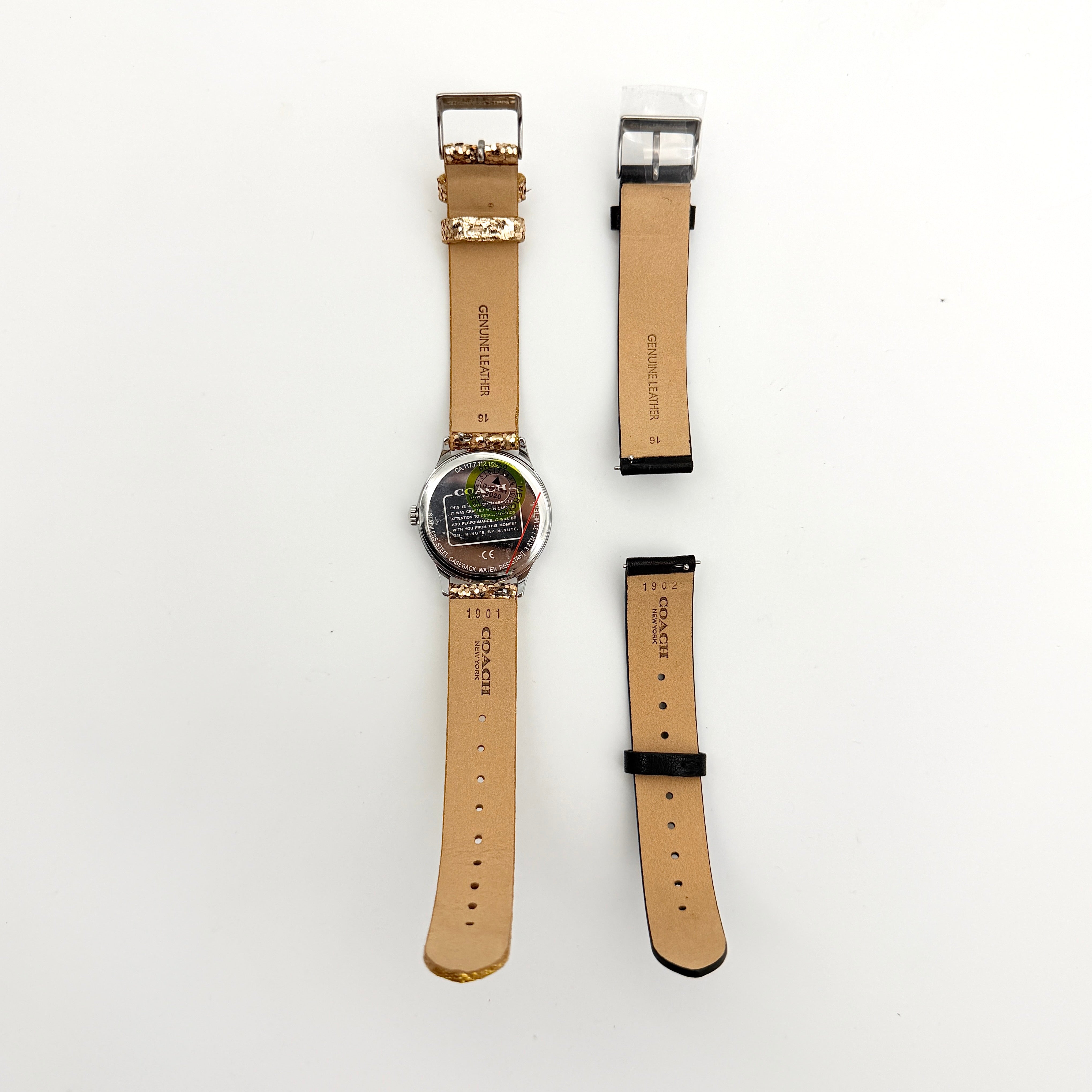 Coach Ruby Quartz CA.117.7.112.1536 Watch Glitter Rose Gold