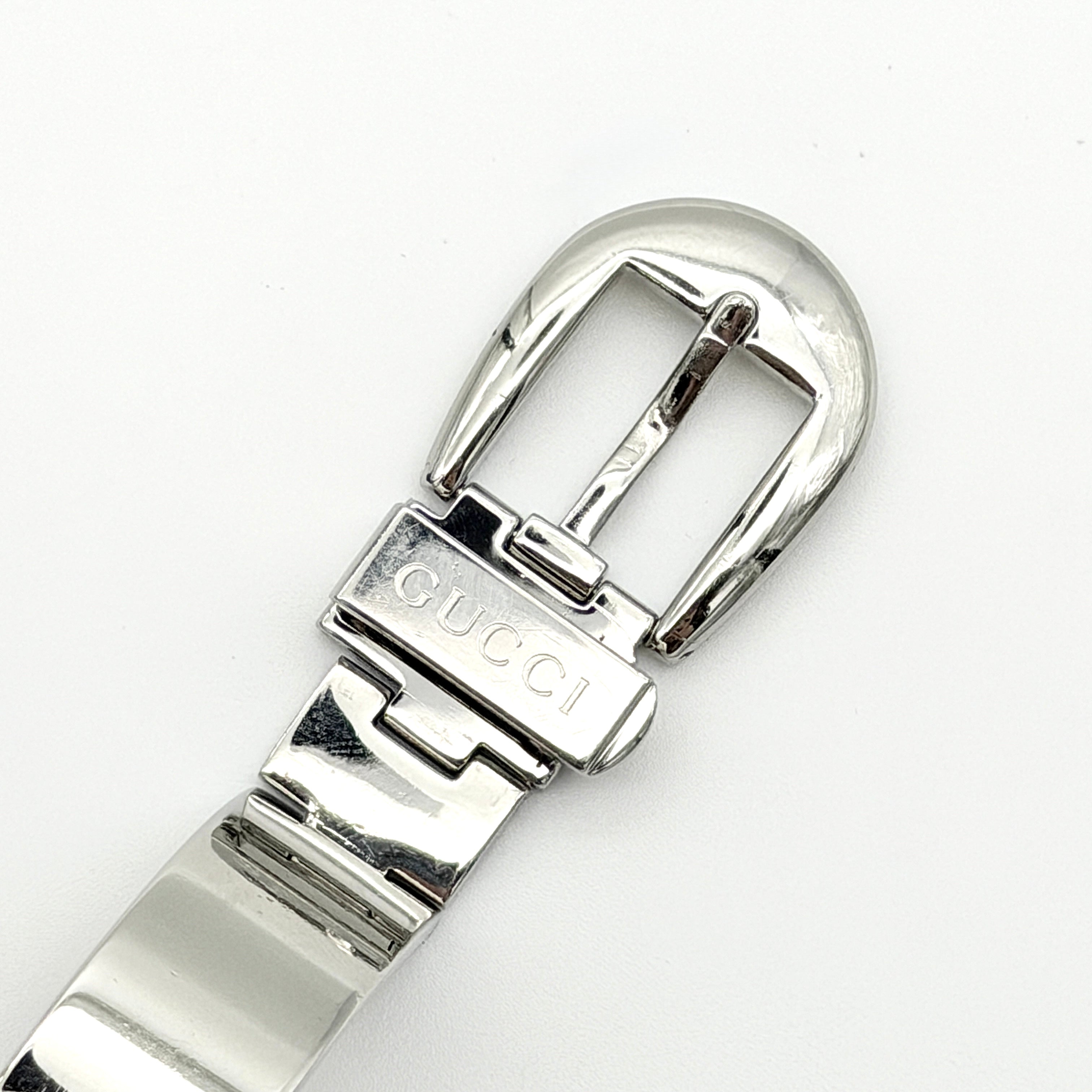 Gucci 6700L Black Dial Bangle Watch