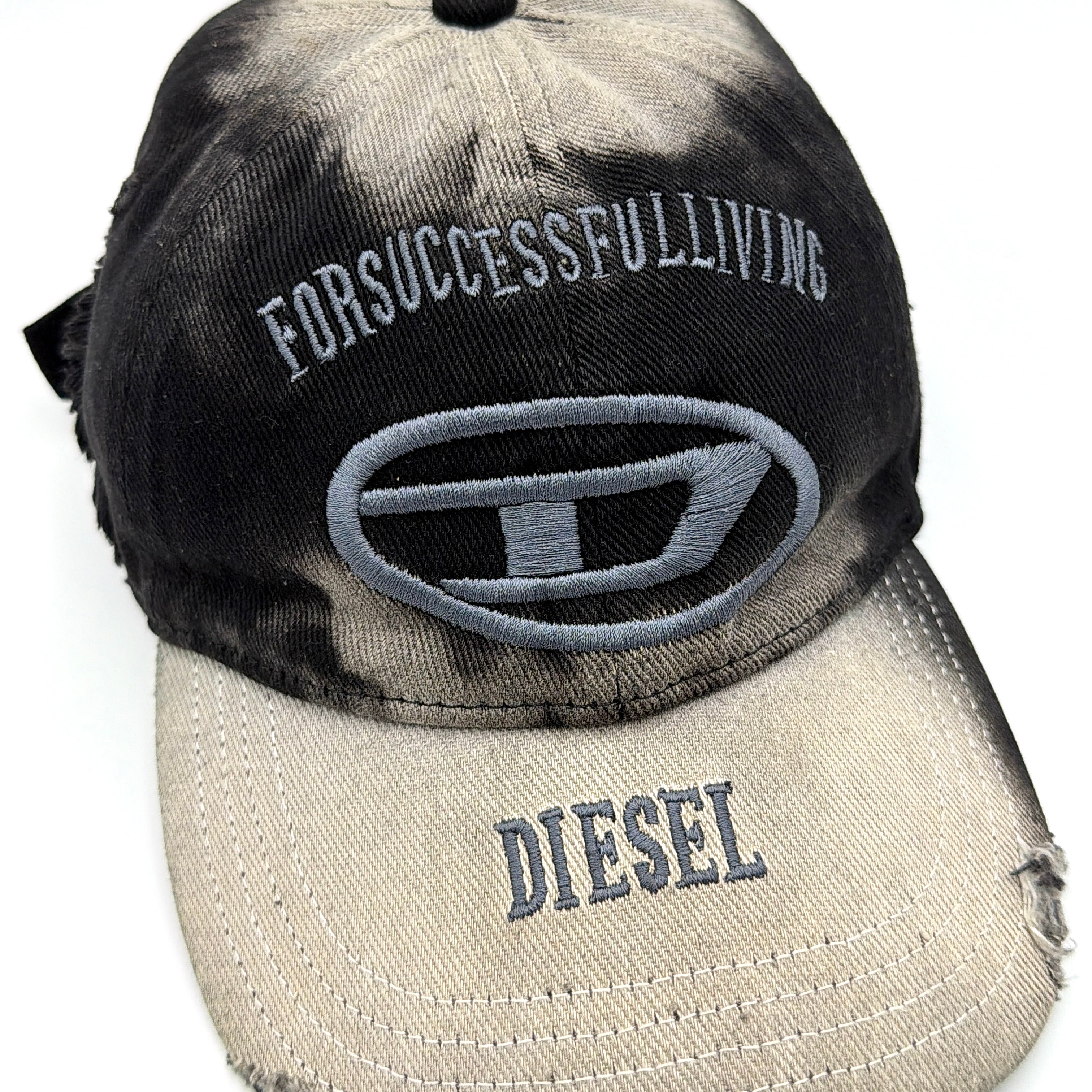 Diesel C-OLTON-BLACK-D Baseball Cap Black