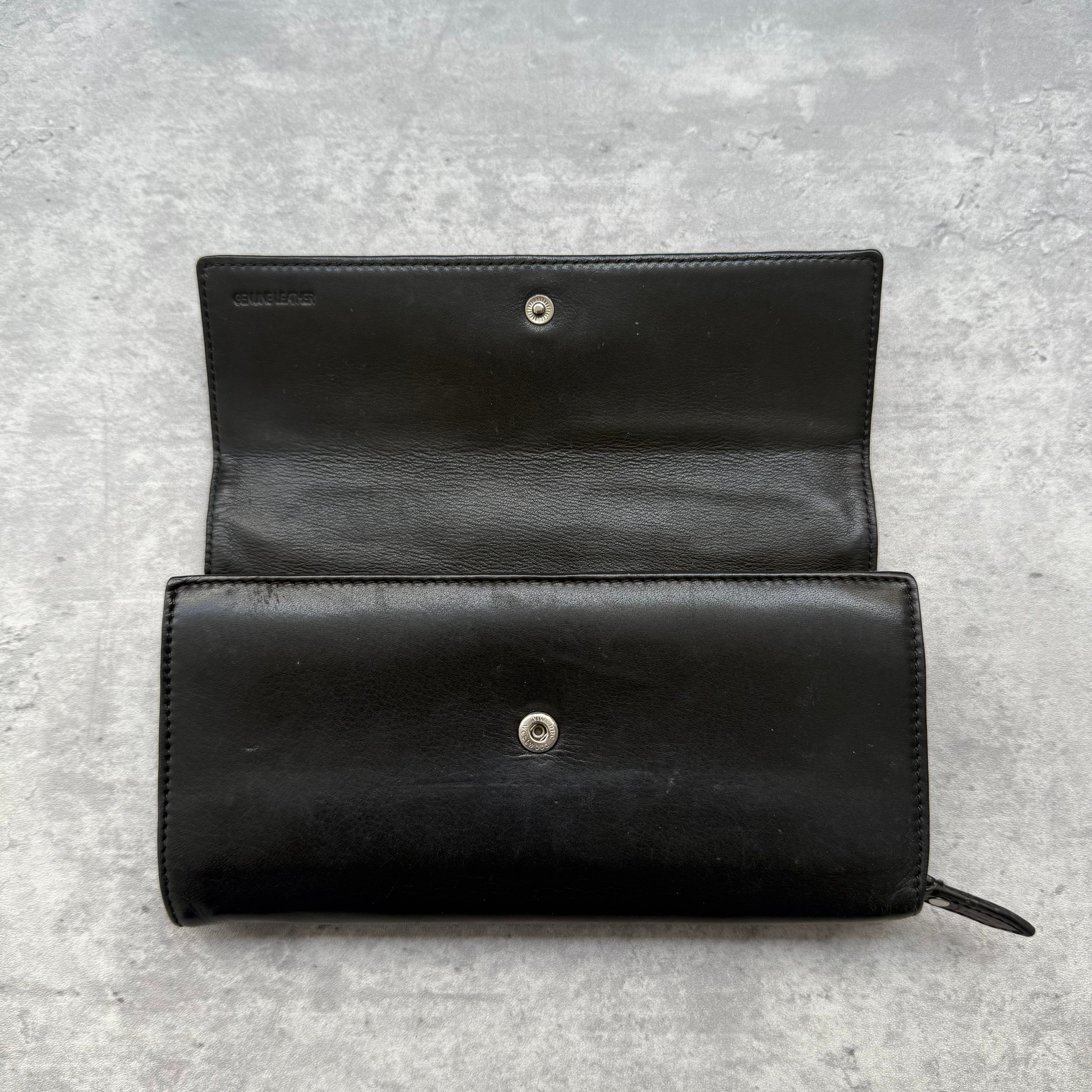 Vivienne Westwood Anglomania Orb Long Wallet Black