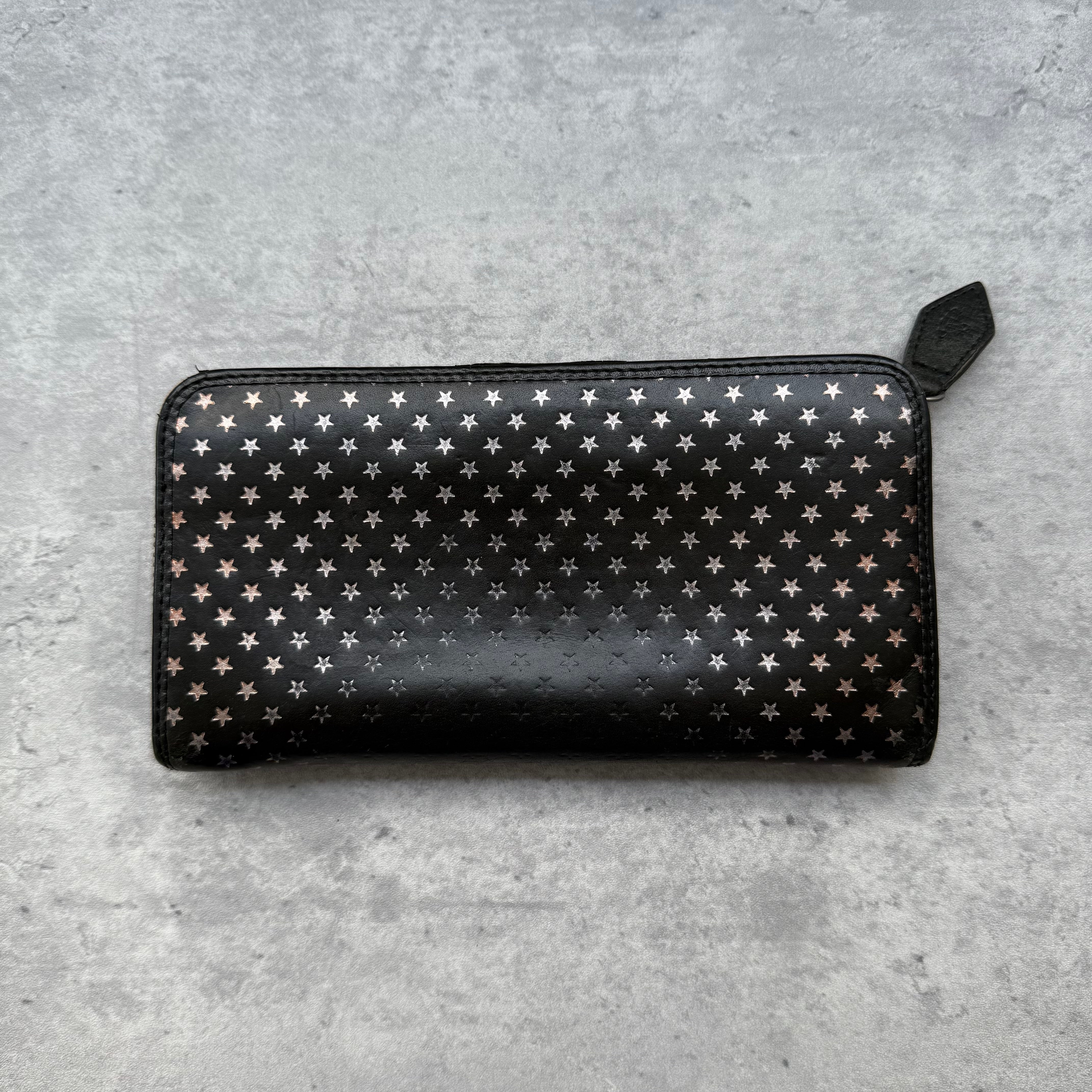 Vivienne Westwood Orb All-Over Star Long Wallet Black