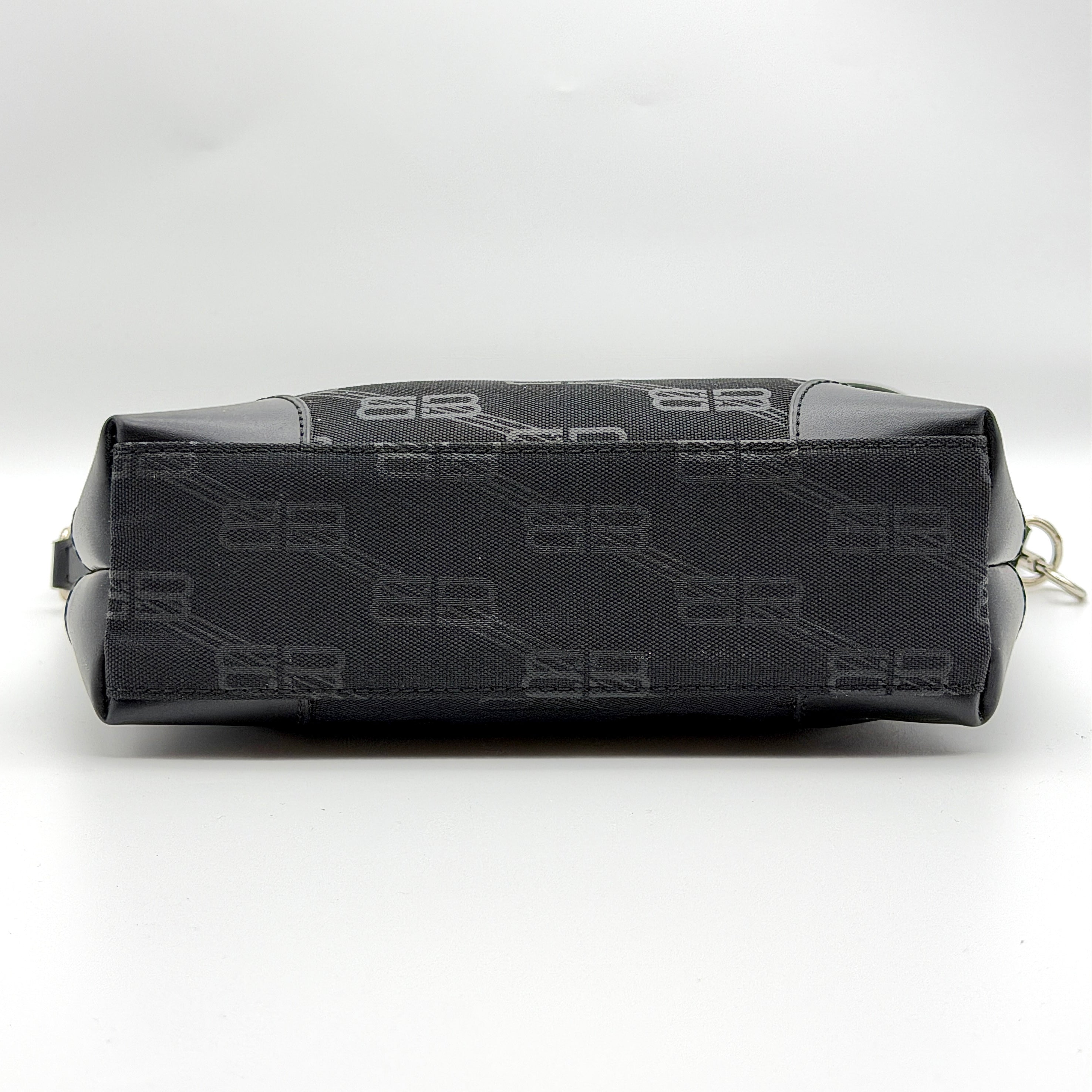 Balenciaga BB Print Shoulder Bag Black