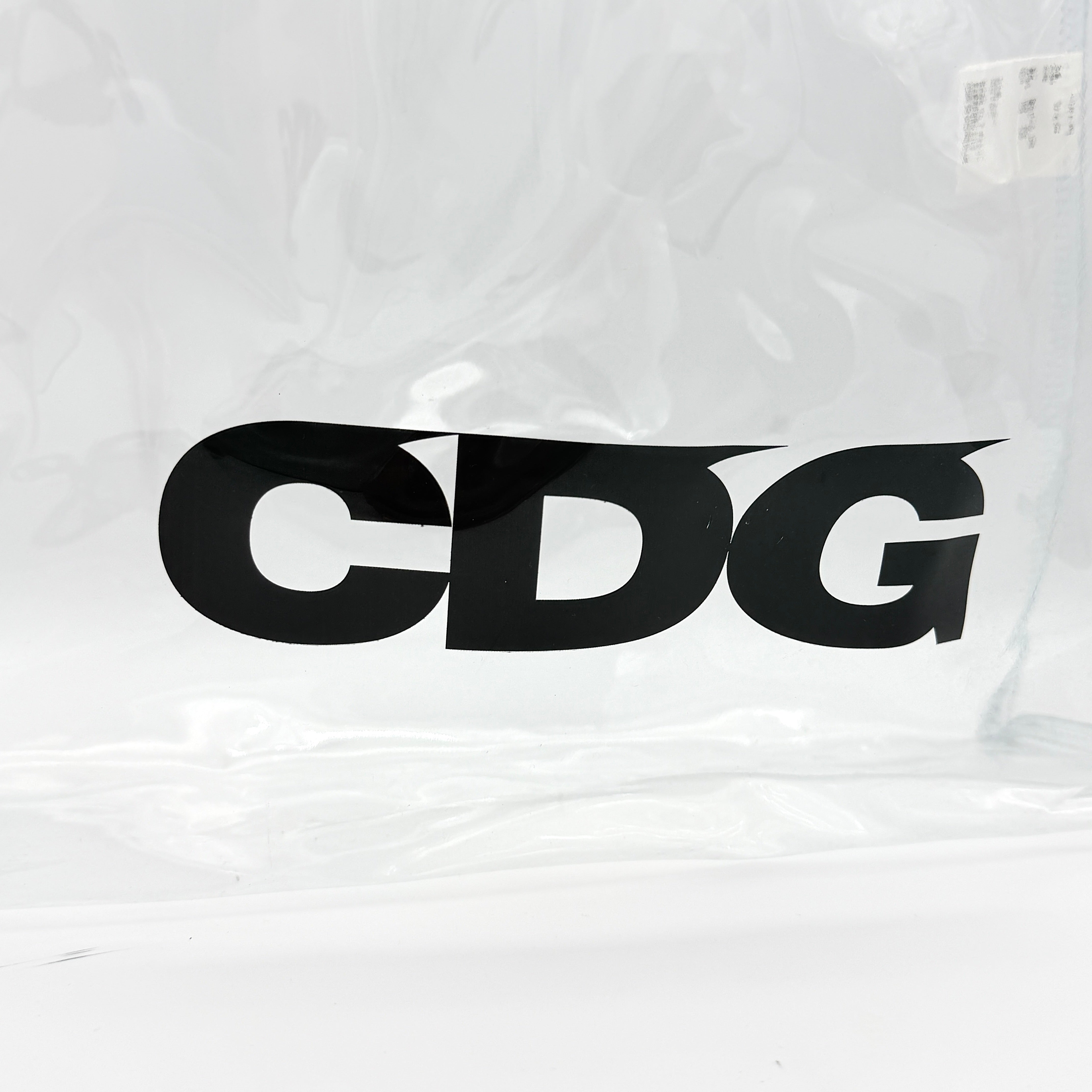 COMME des GARÇONS CDG Transparent PVC Tote Bag Clear