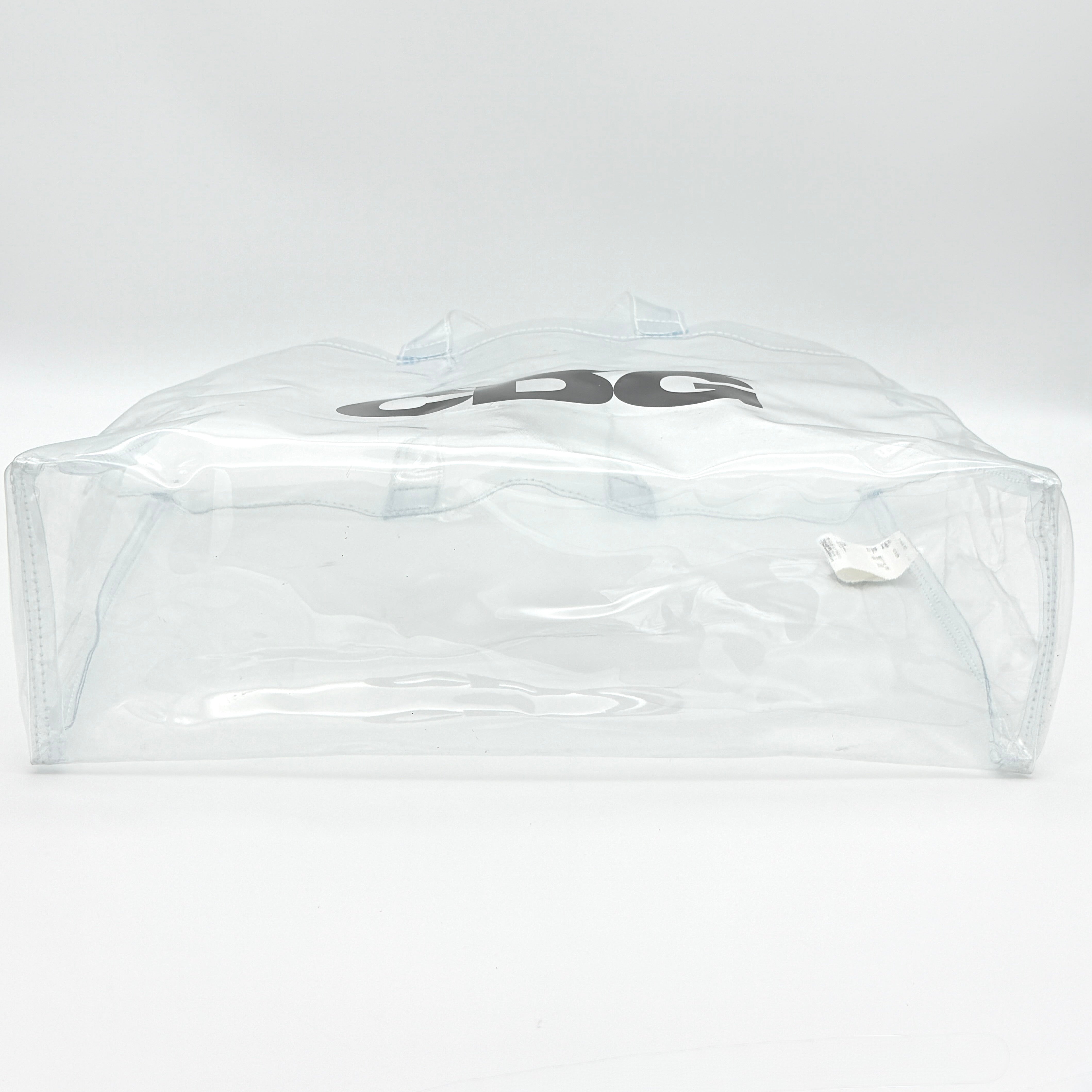 COMME des GARÇONS CDG Transparent PVC Tote Bag Clear