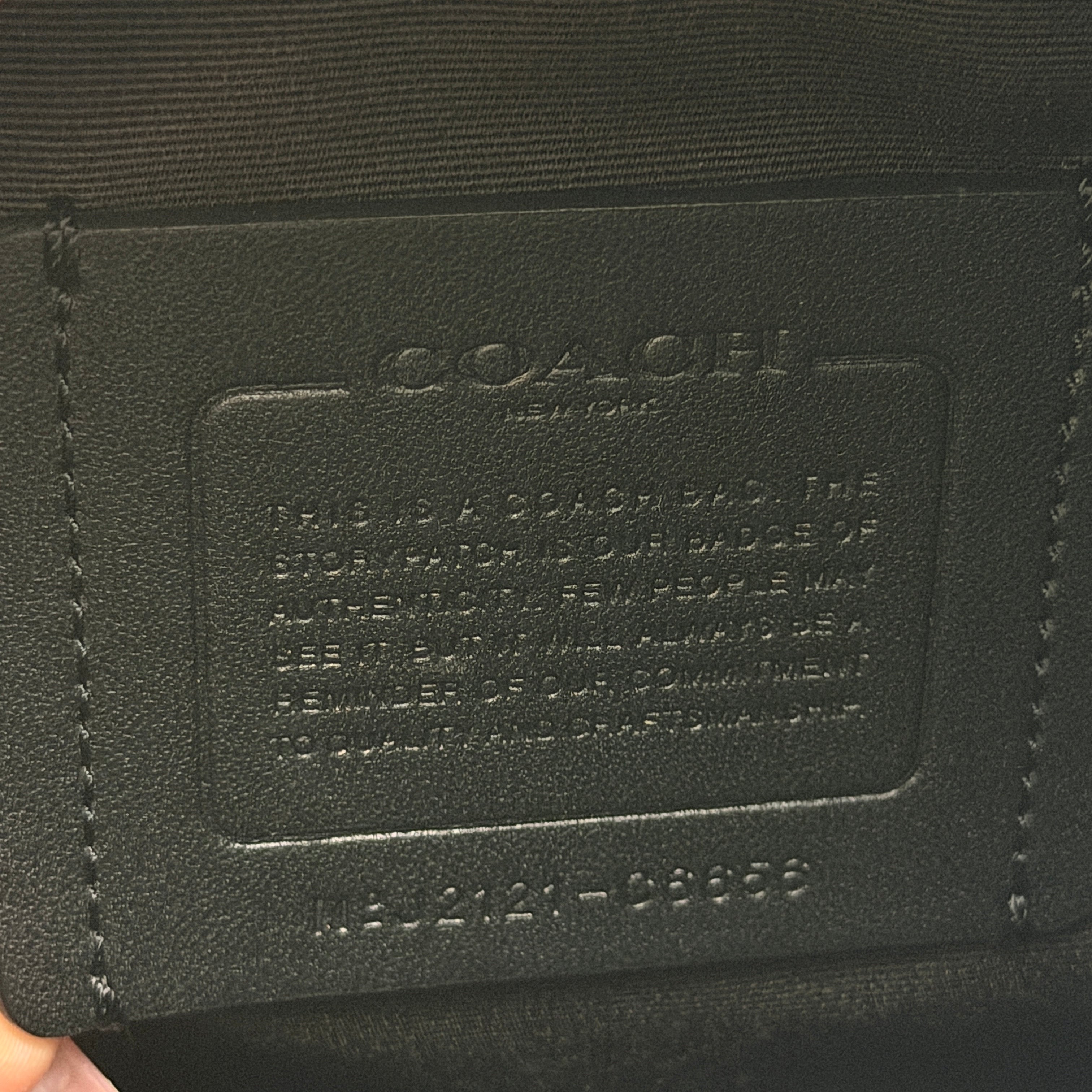 Coach Track Colorblock Patch Forest Backpack Green