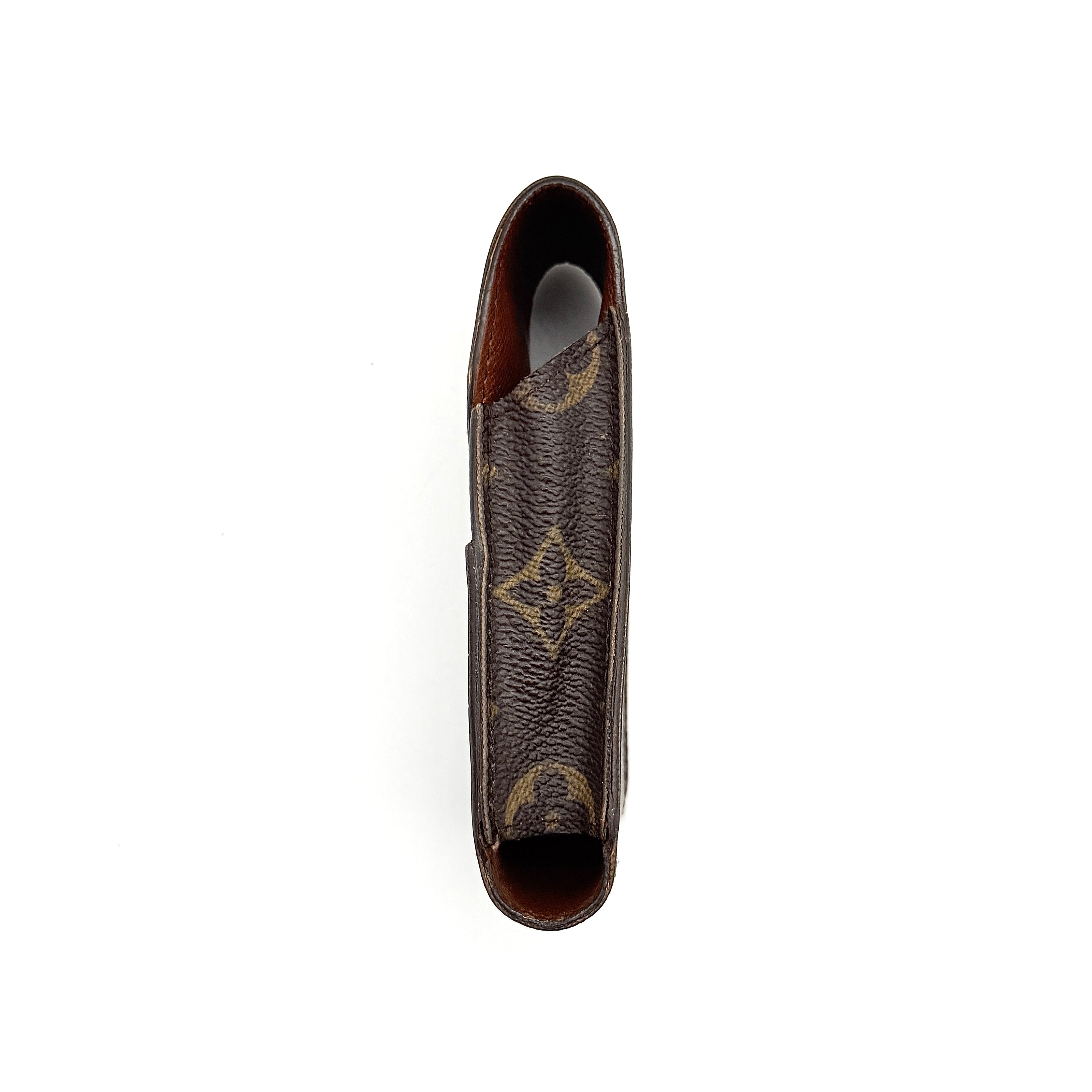 Louis Vuitton Monogram Cigarette Case Brown