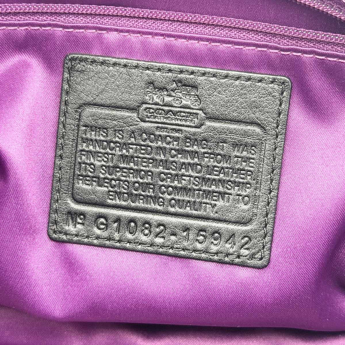 Coach Sophia Madison Pleated Shoulder Bag in black leather with gold hardware and detachable strap.