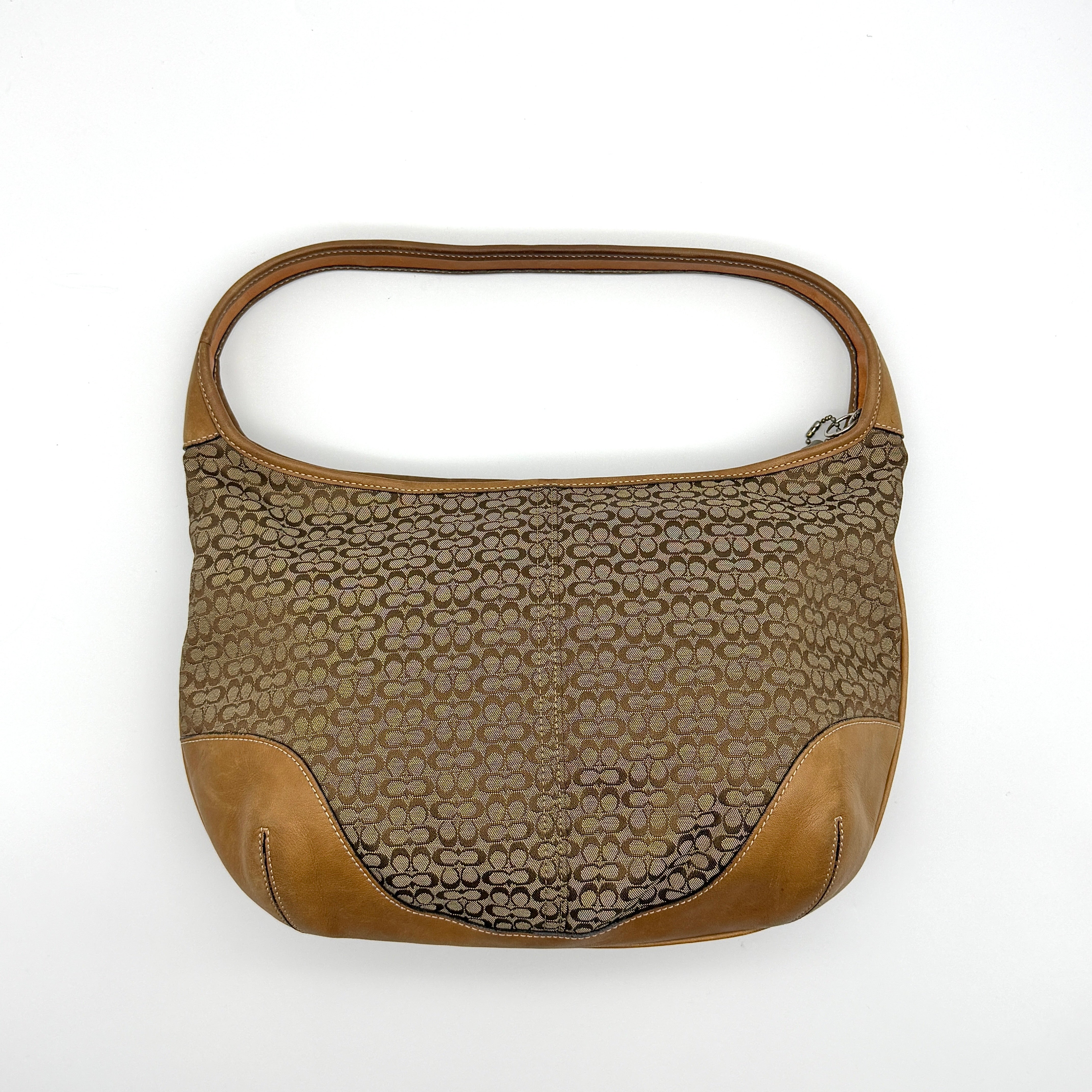 Coach Signature Ergo Shoulder Bag Beige/Brown