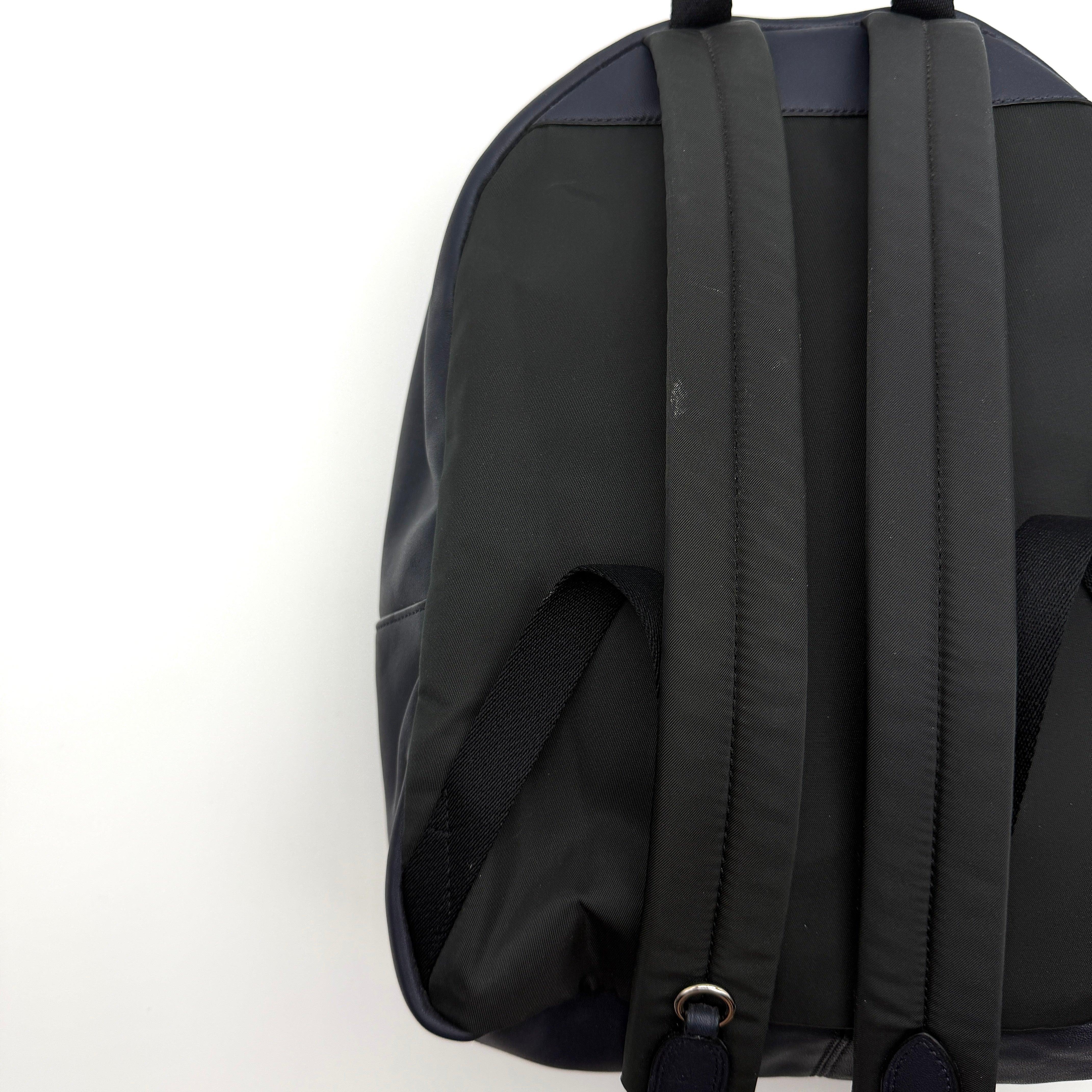 Coach Signature Charlie Stripe Backpack Beige/Navy