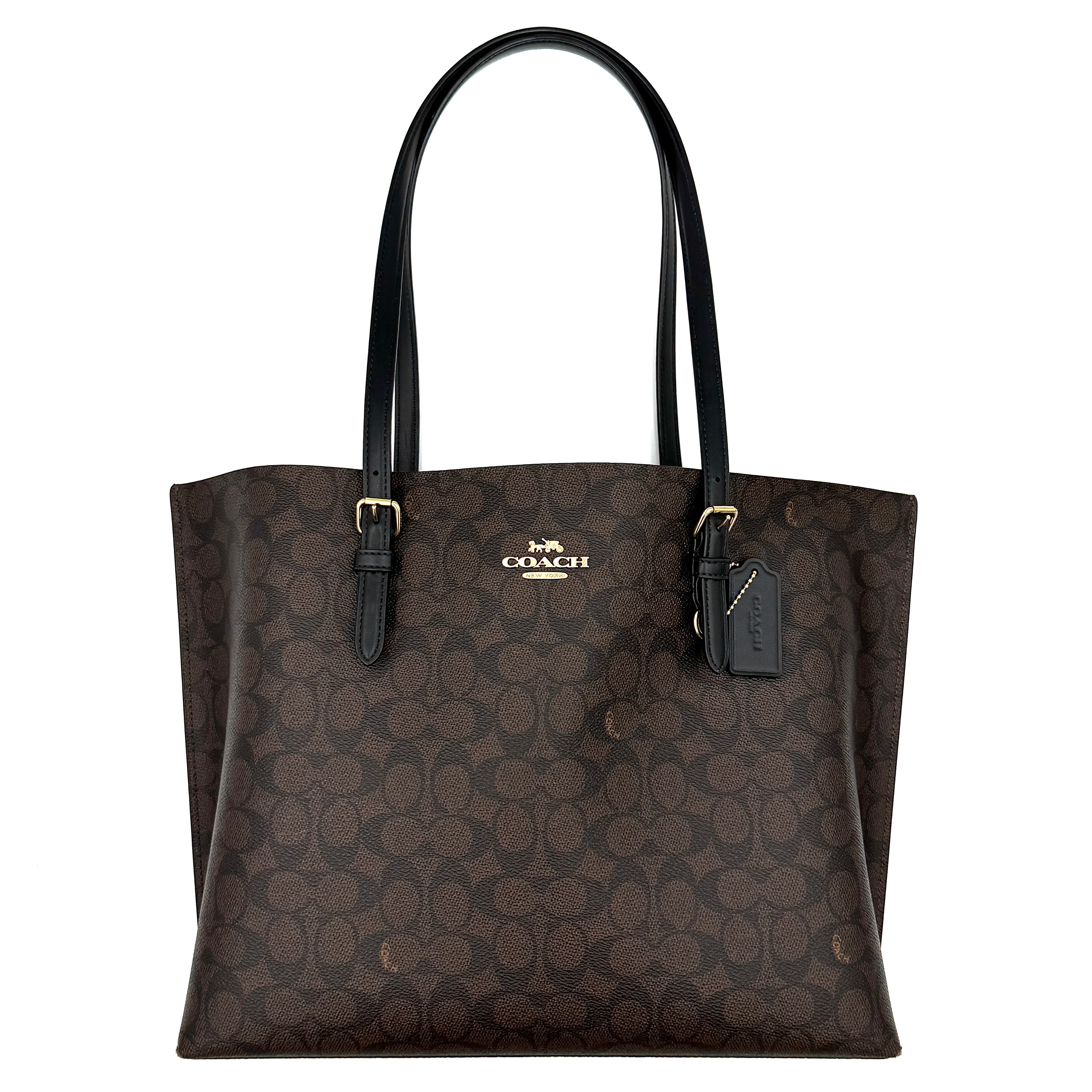 Coach Signature Mollie Tote Bag Brown