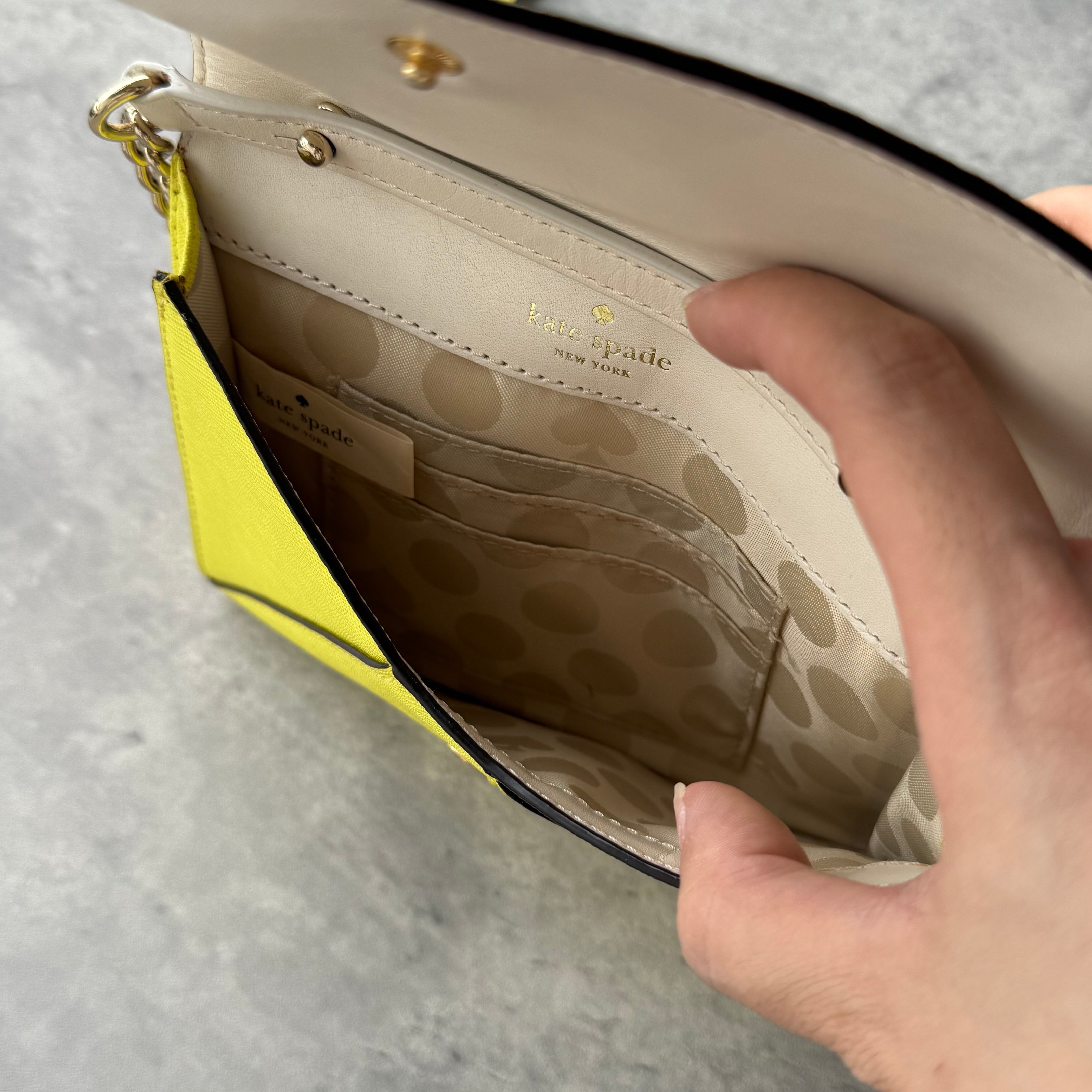 Kate Spade Envelope Crossbody Bag Yellow